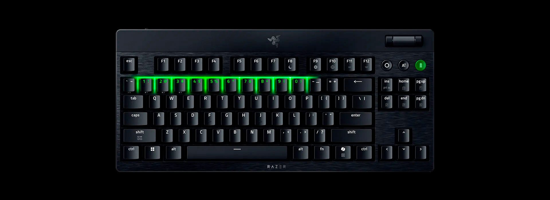RAZER BlackWidow V4 Low Profile TKL HyperSpeed Gaming-Tastatur