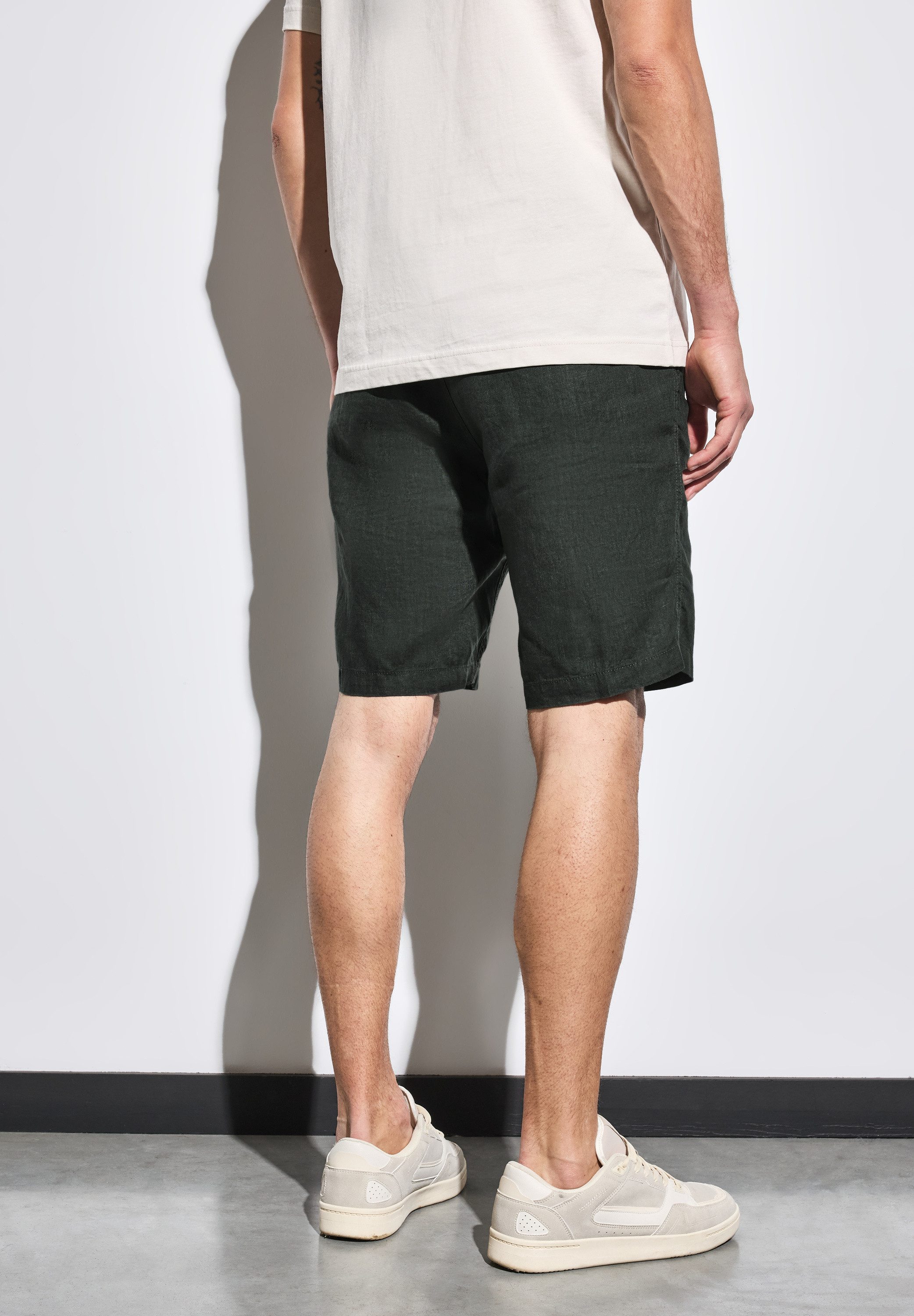 STREET ONE MEN Shorts mit seitlichen günstig online kaufen