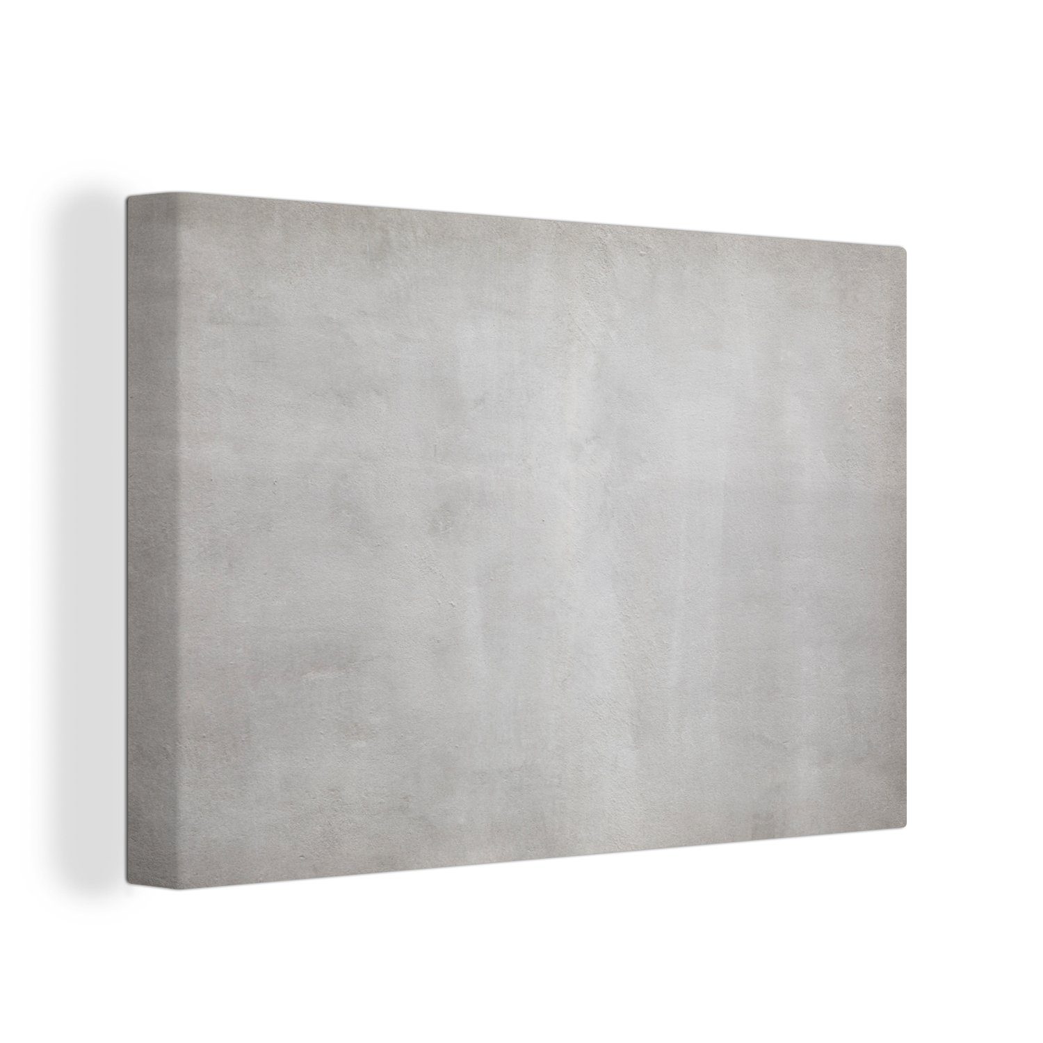 OneMillionCanvasses® Leinwandbild Beton - Grau - Zement - Industriell - Strukturiert, (1 St), Wandbild für alle Wohnbereiche, Gemälde, XXL, großes, 120x80 cm