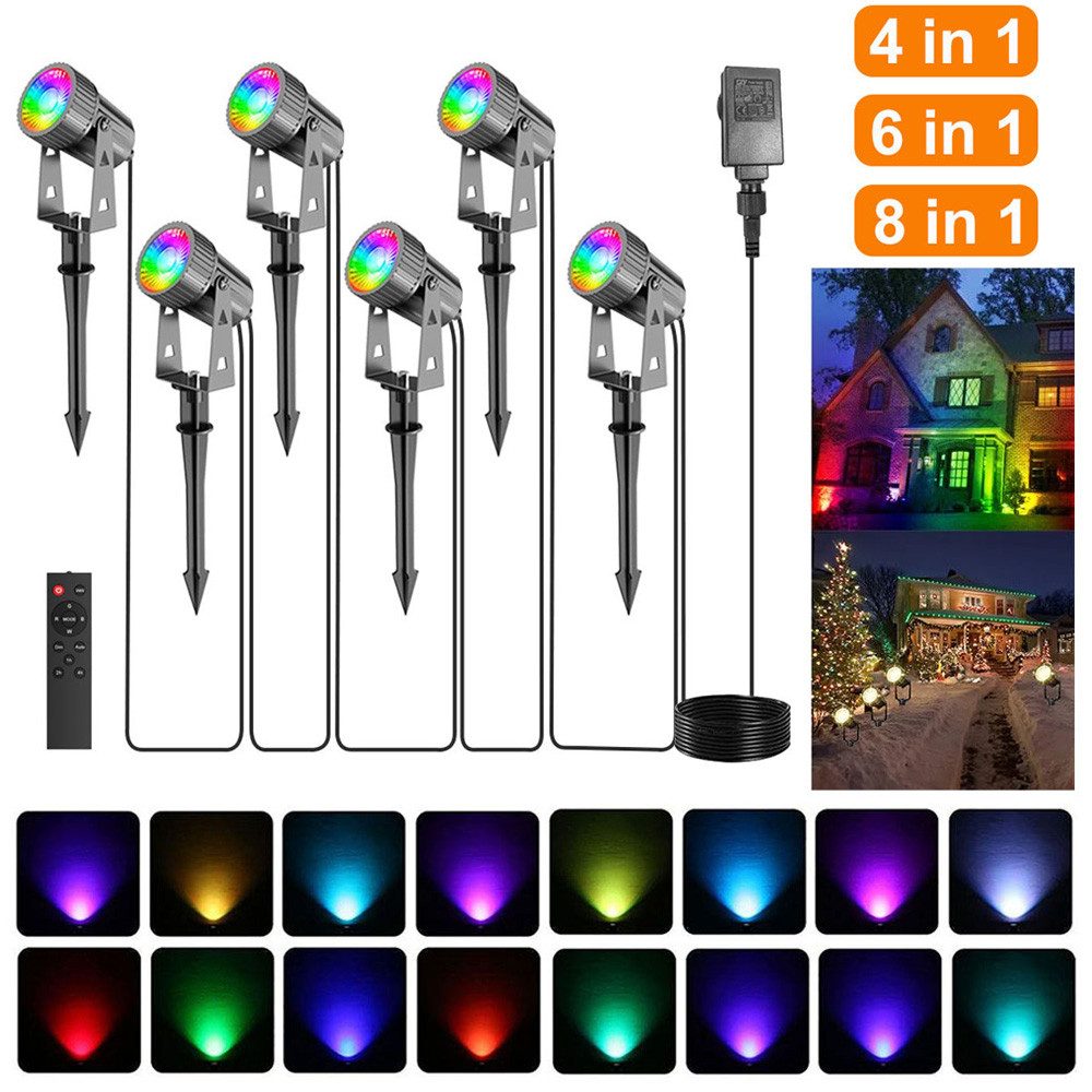 QUBEBU LED Gartenstrahler LED Gartenlampe mit günstig online kaufen