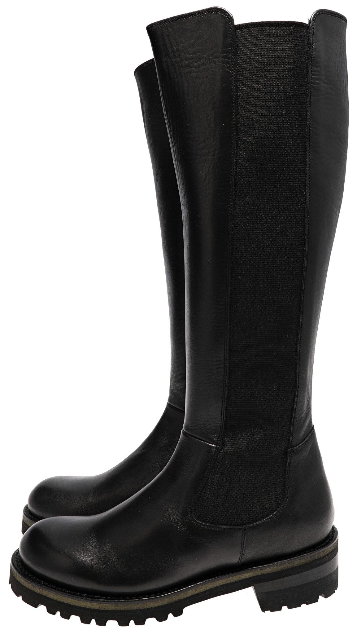 Sendra Boots LIGHTING 17327 Schwarz Stiefel Damen Lederstiefel