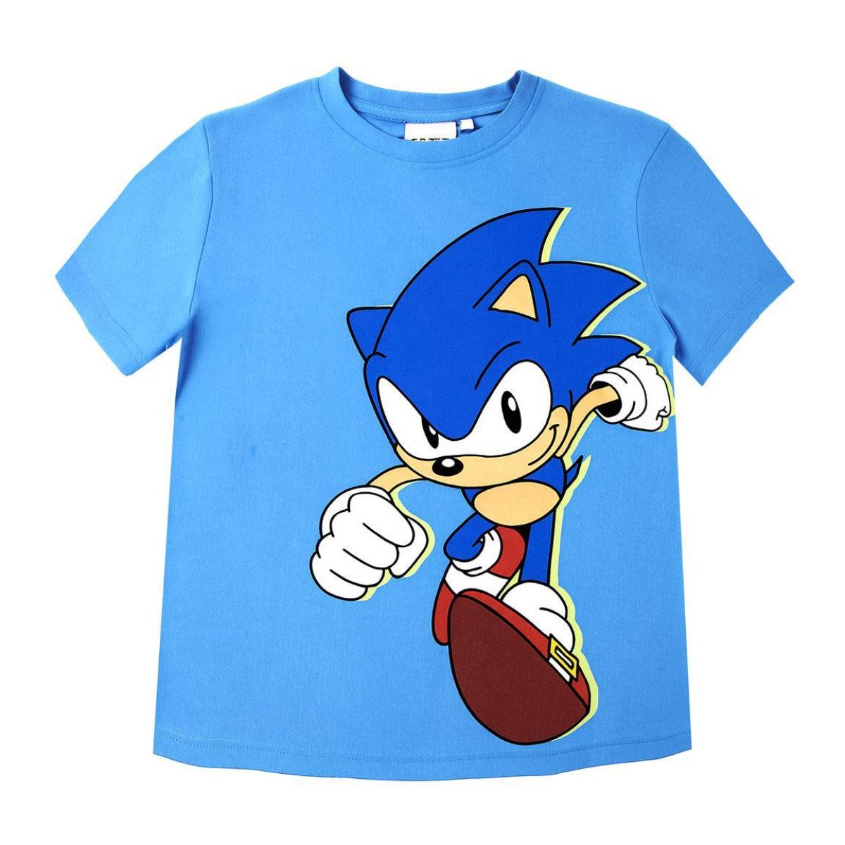 Sonic The Hedgehog T-Shirt - Kurzarmshirt Kinder Baumwollshirt Freizeit Sommer Kleidung (1-tlg)