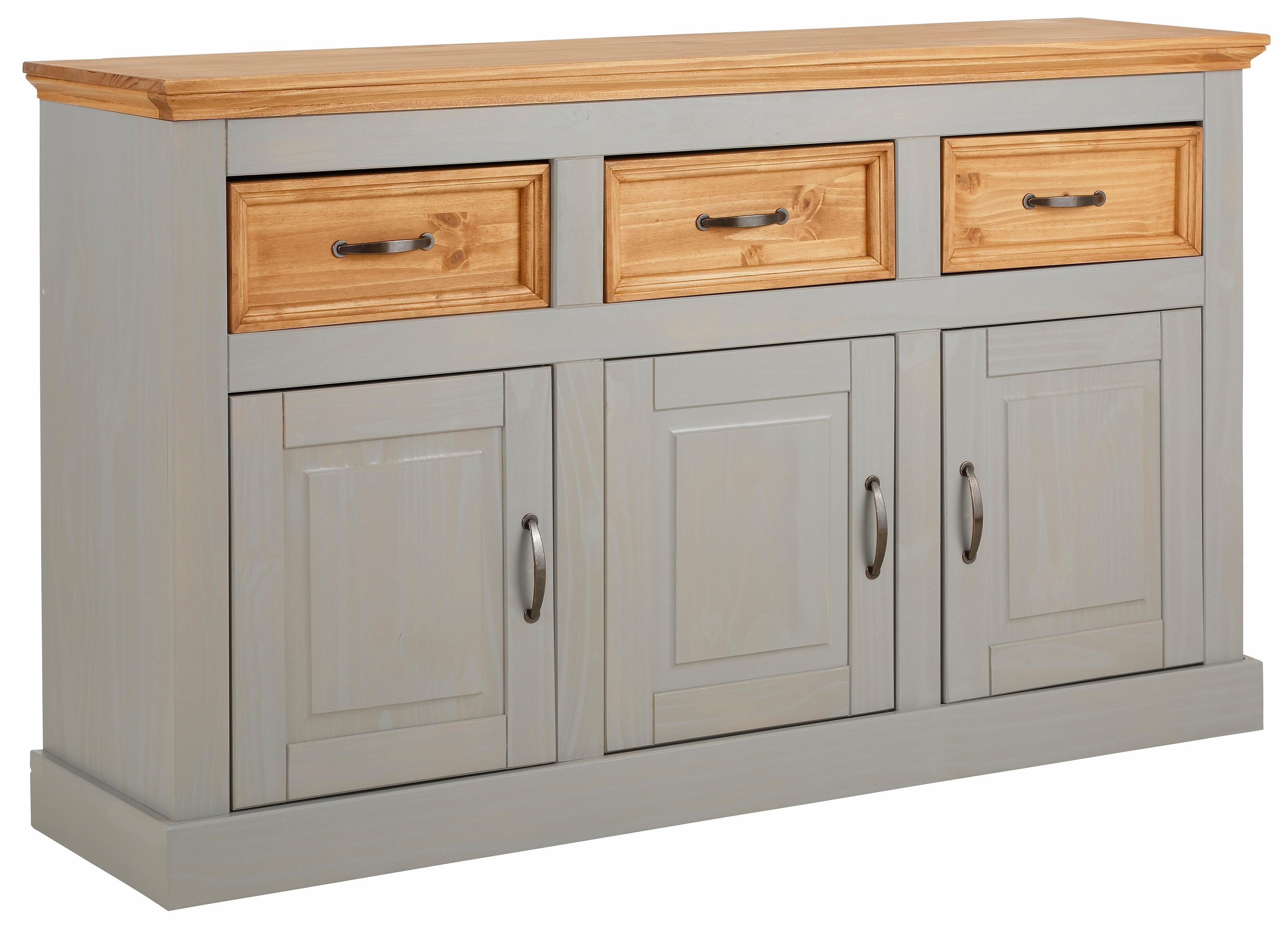 OTTO home Sideboard Selma, Kommode aus massivem Kiefernholz, Breite 145 cm