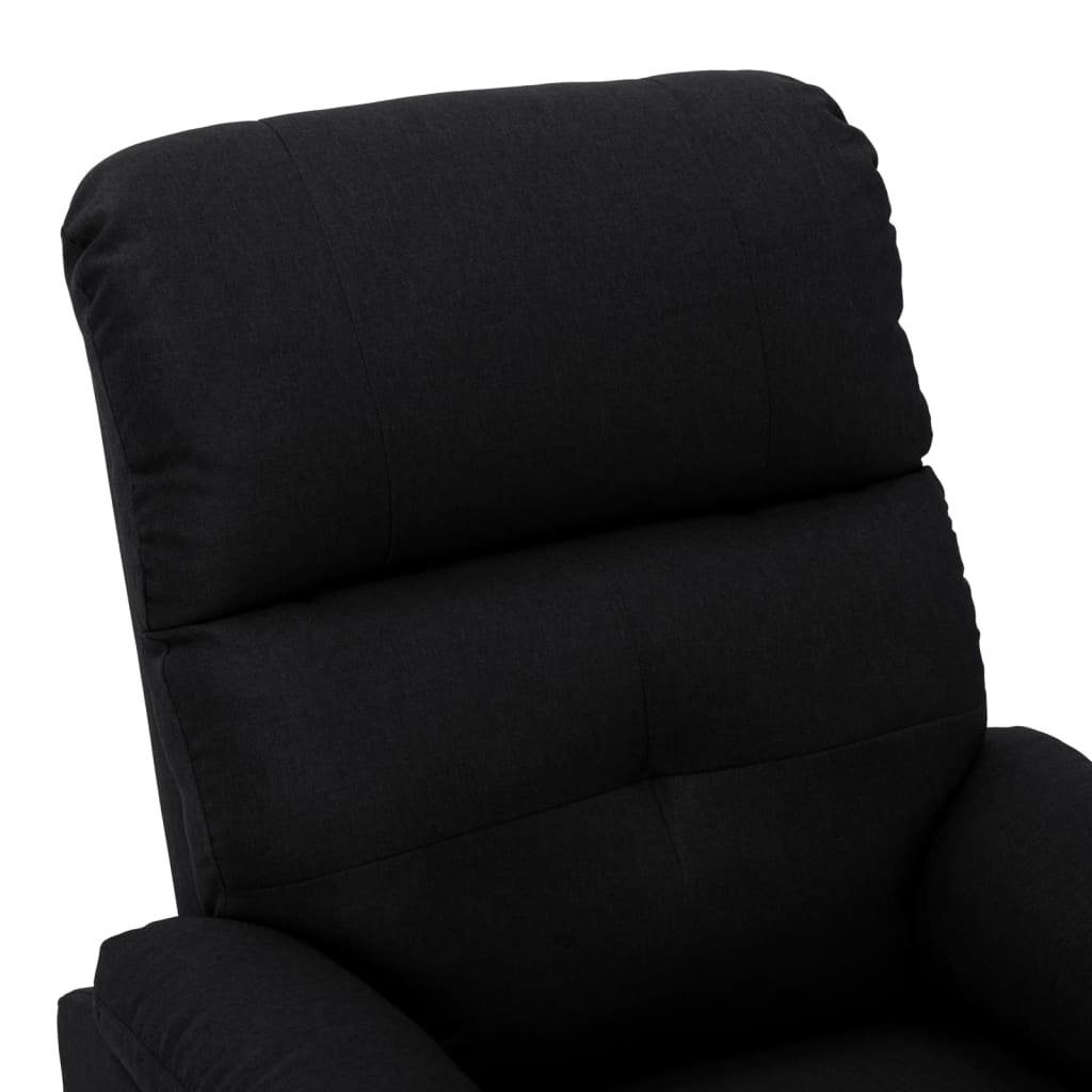 Stoff Verstellbar Schwarz Sessel Elektrischer furnicato