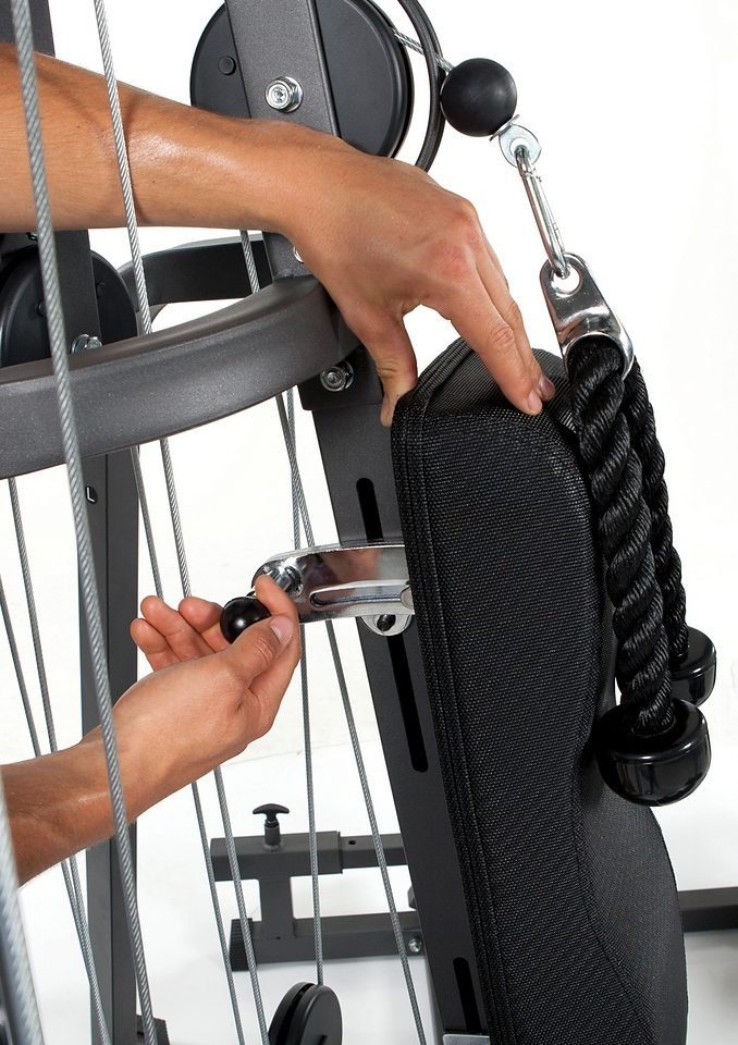 Finnlo by Hammer Kraftstation Autark 2600, 16 Gewichtsblöcke (Seilzug, Butterflystange, Latzug, Ruderfunktion und mehr), max. Benutzergewicht 120 kg, max. Trainingsgewicht 100 kg