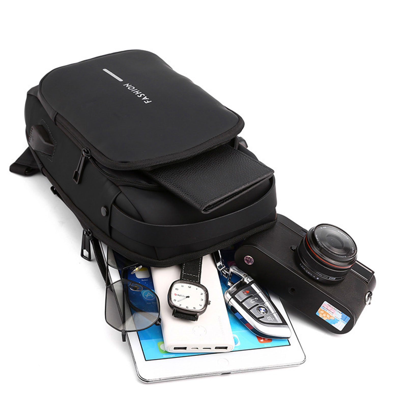 REDOM Schultertasche Brusttasche Sling Schulter Rucksack günstig online kaufen