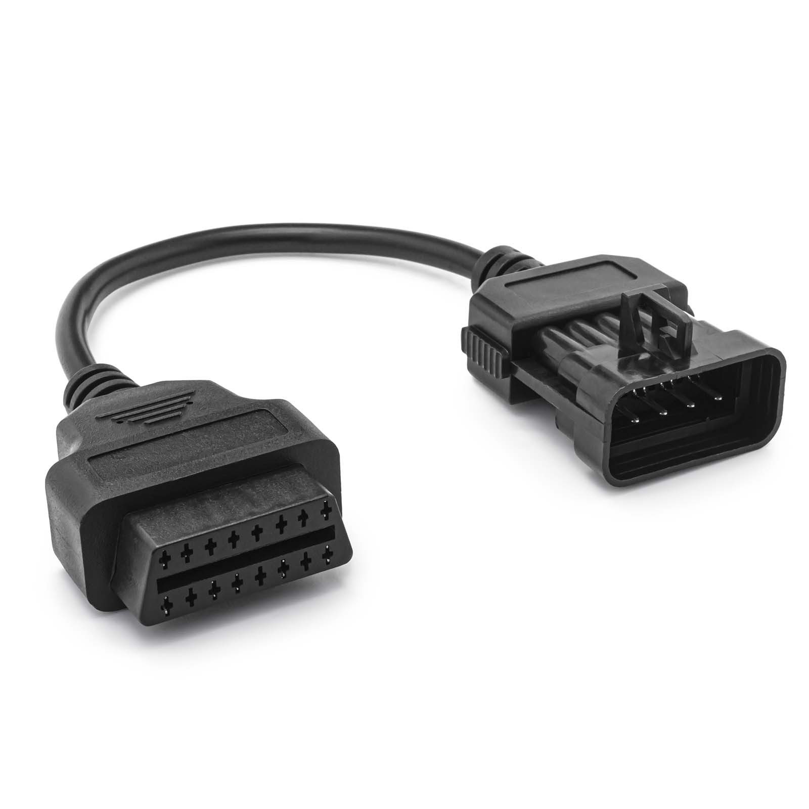 Auto OBD 2 Diagnose Adapter Kabel Stecker OBDII 10 Pin Tech 2 II 16 KFZ-Adapter