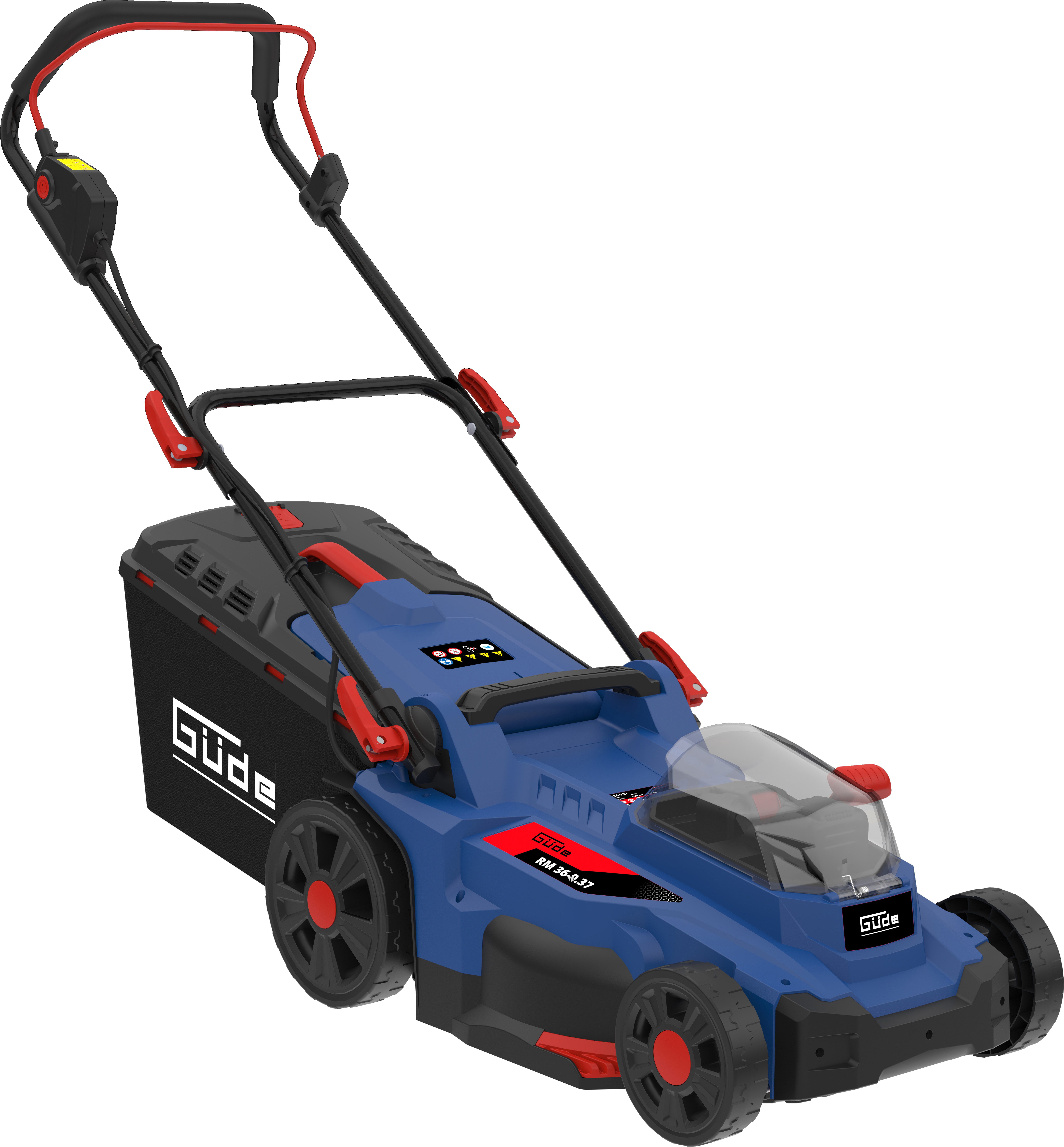 Güde Akkurasenmäher RM 36-402-30.37, 37 cm Schnittbreite, 3 Funktionen: Mähen, Sammeln und Mulchen