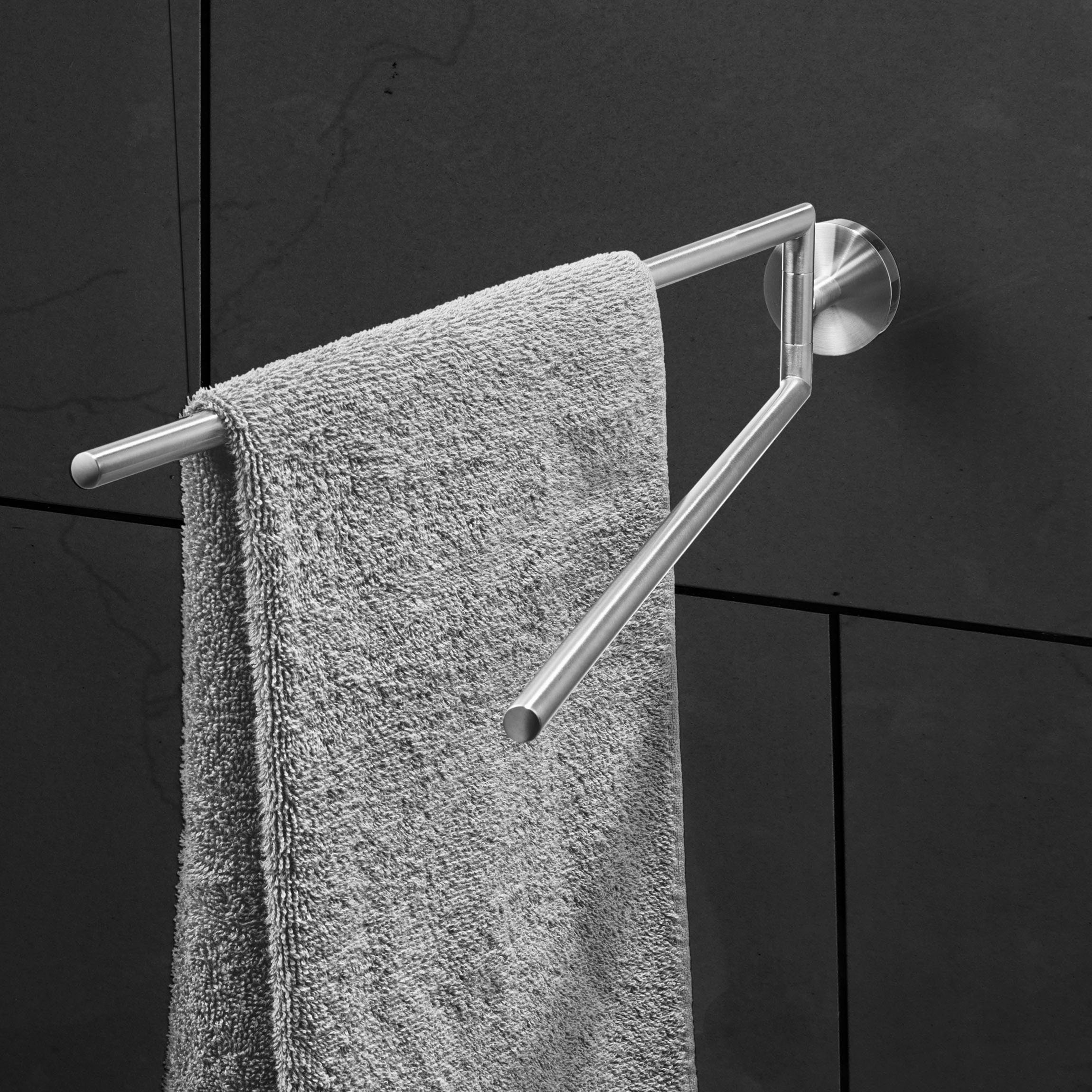 Handtuchhalter Handtuchhalter Silber Amare Bath