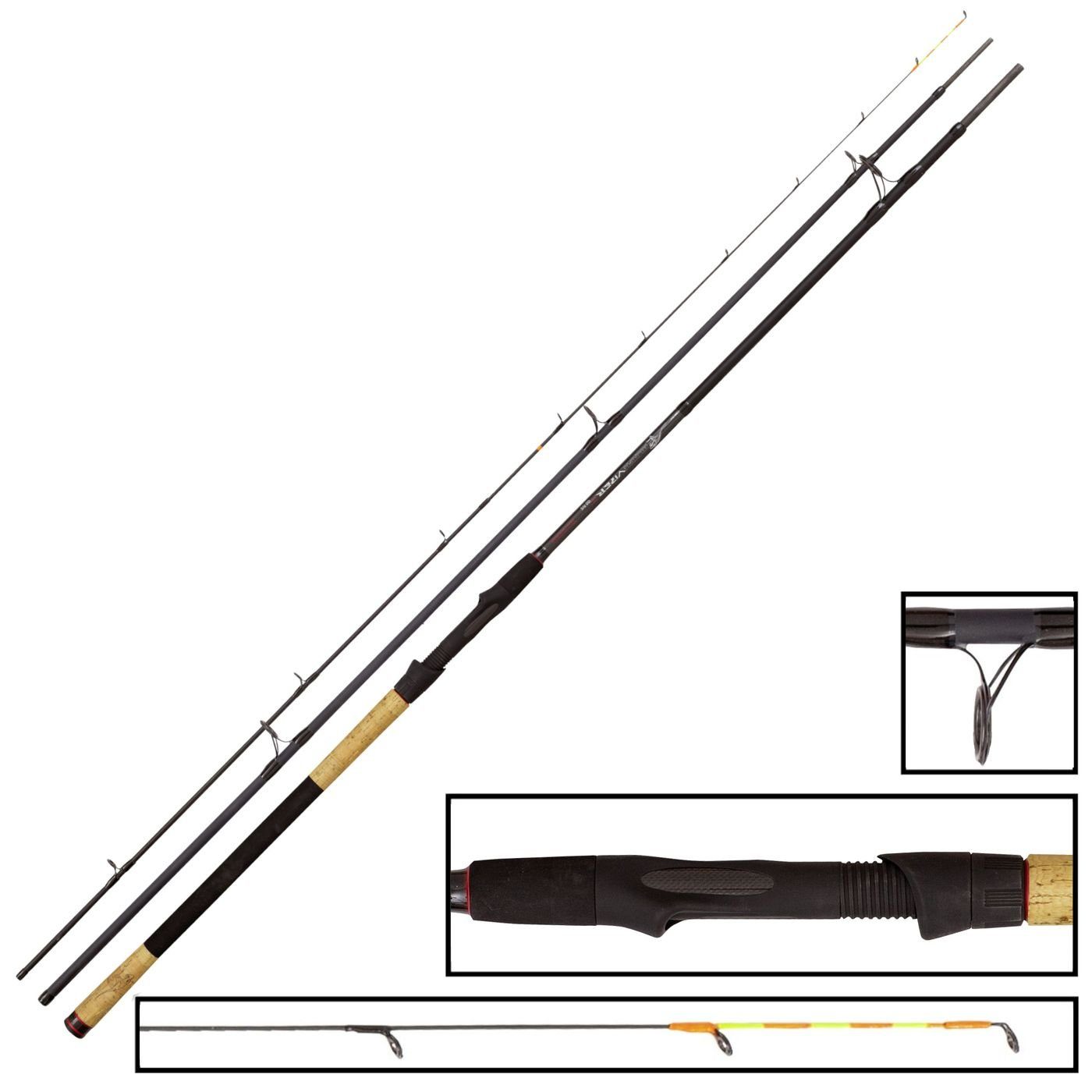 Feederrute Browning 3,90m 100g Black Viper III 100 R/S - Feederrute