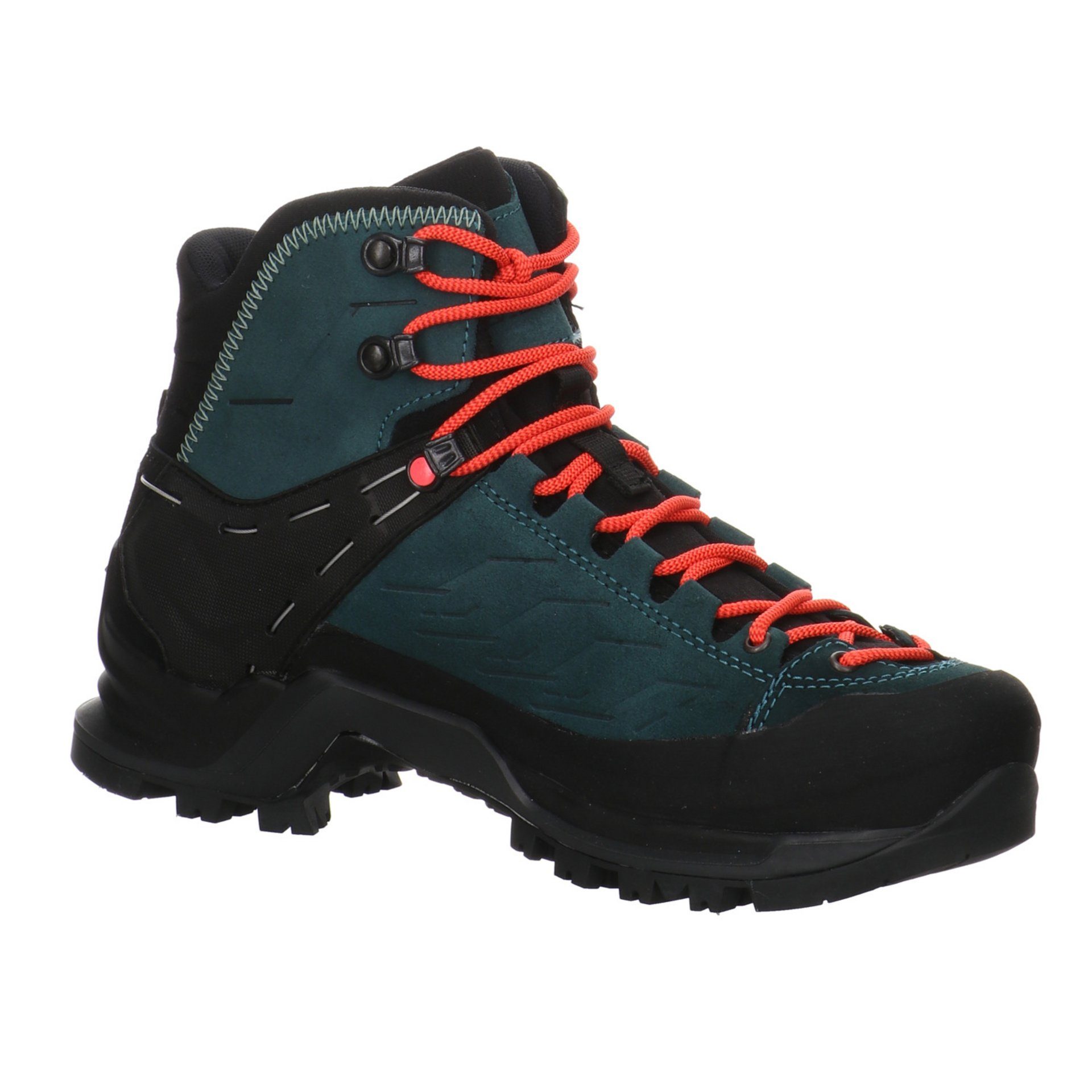 blau Mountain Schuhe Trainer GTX Mid Outdoor Outdoorschuh Leder-/Textilkombination Damen Salewa