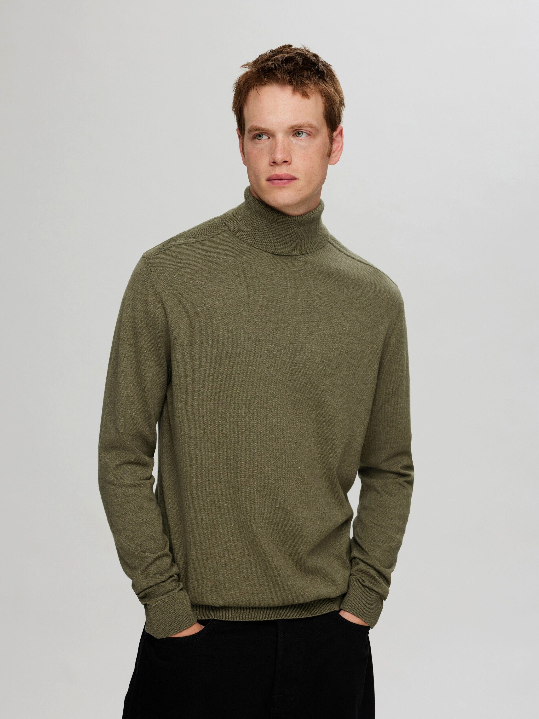 Selected Strickpullover Berg (1-tlg)