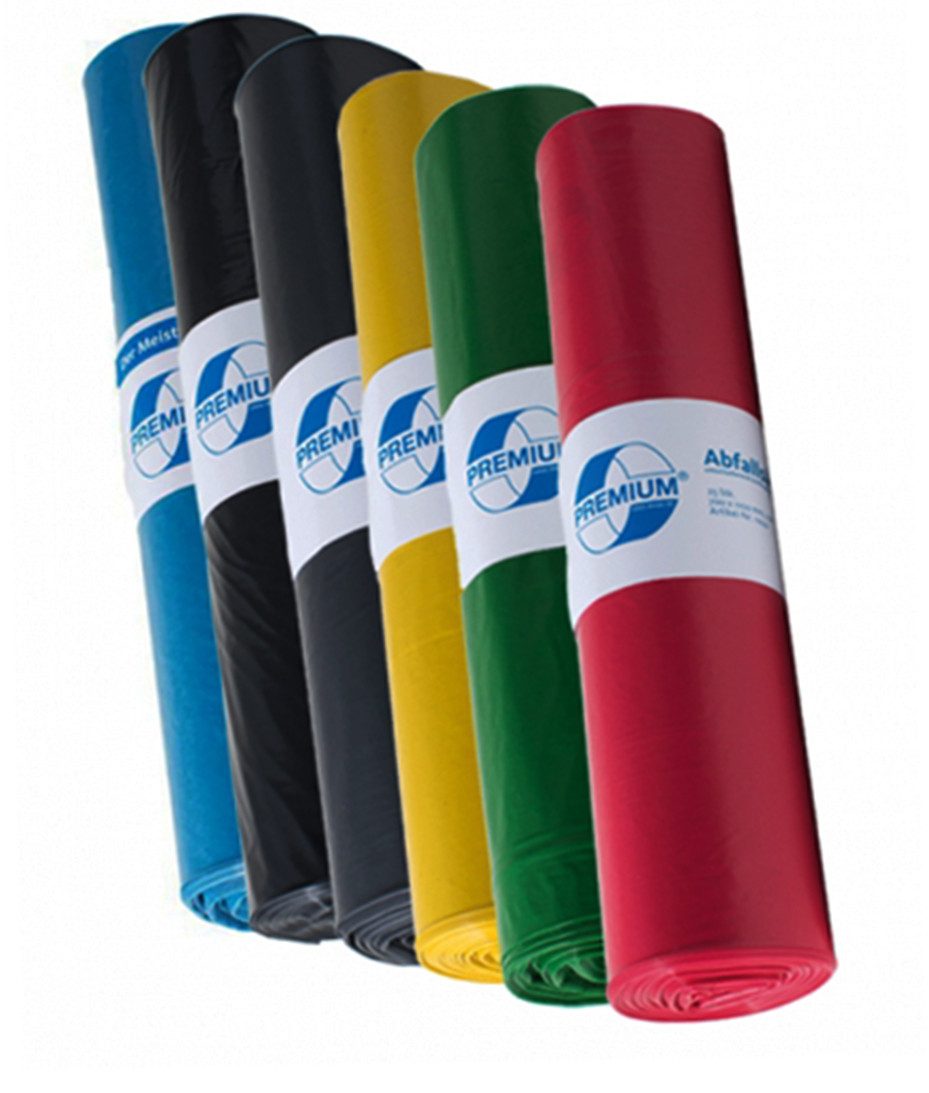 Deiss Haushaltshobel DEISS Müllsack, LDPE, 120 l, 700 x 1.100 mm, blau Müllbeutel