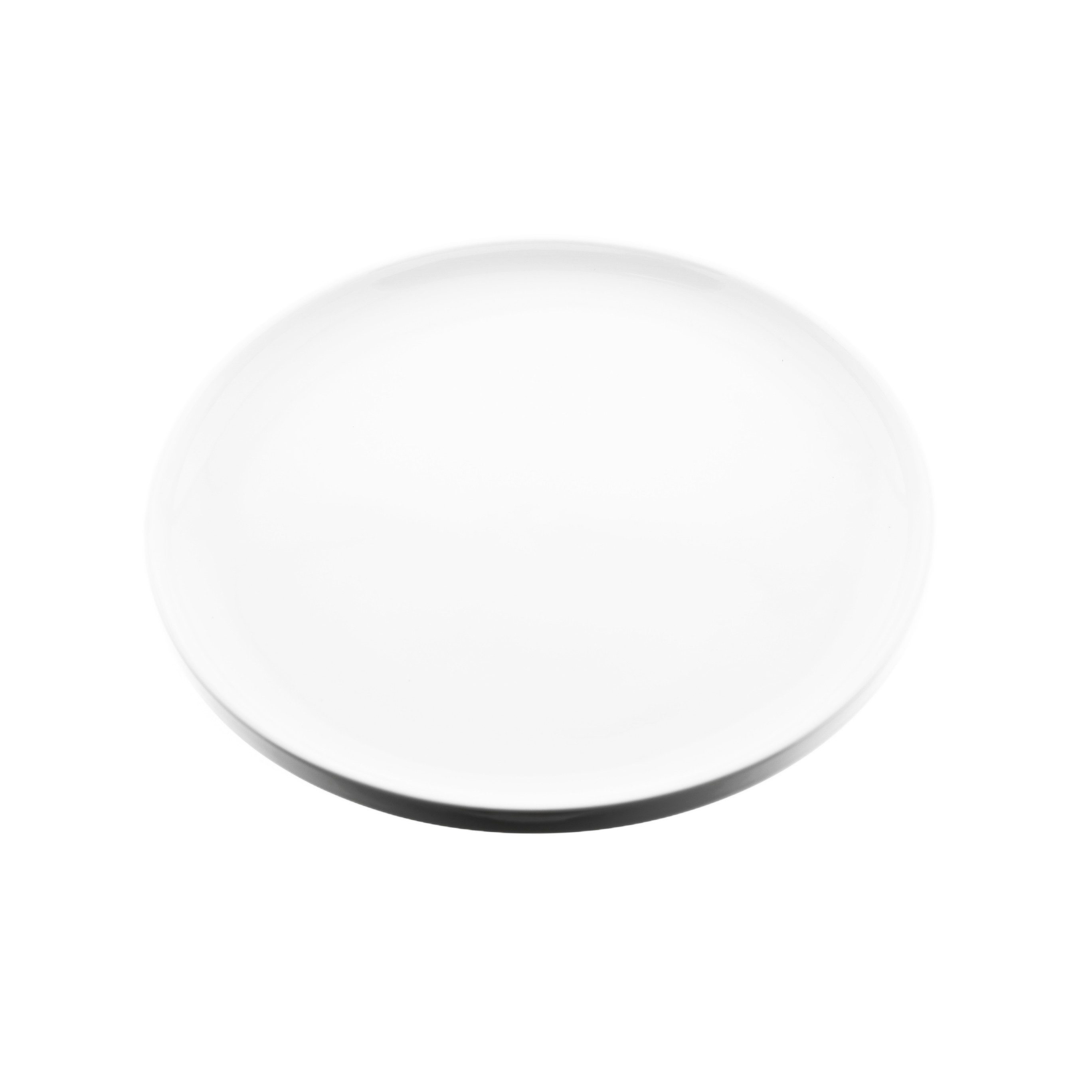 Almina Teller 2-teiliges Servierteller-Set aus Porzellan – Rund, Weiß, Ø 20 & 26 cm, (2 St), Porzellan, ø26 cm/ø20 cm