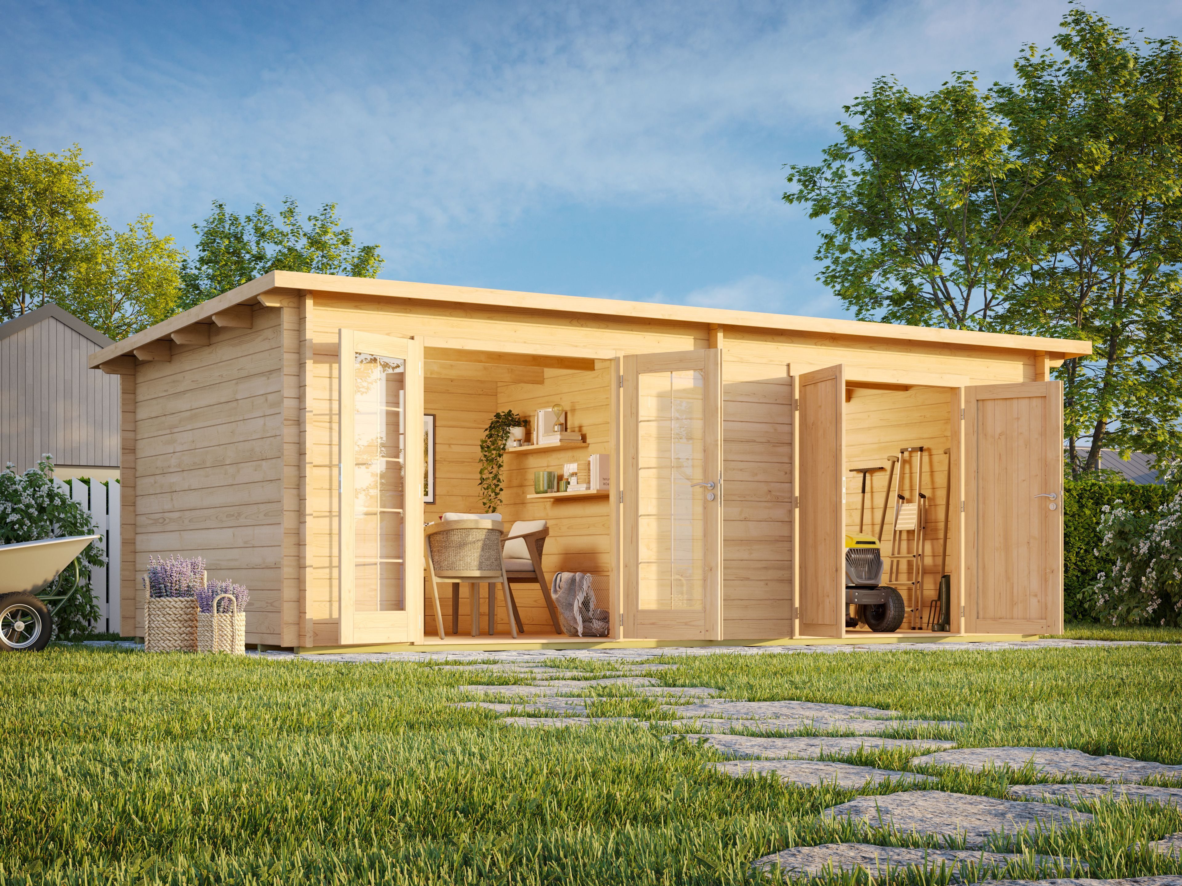 Fjordholz Gartenhaus Ezra 2P