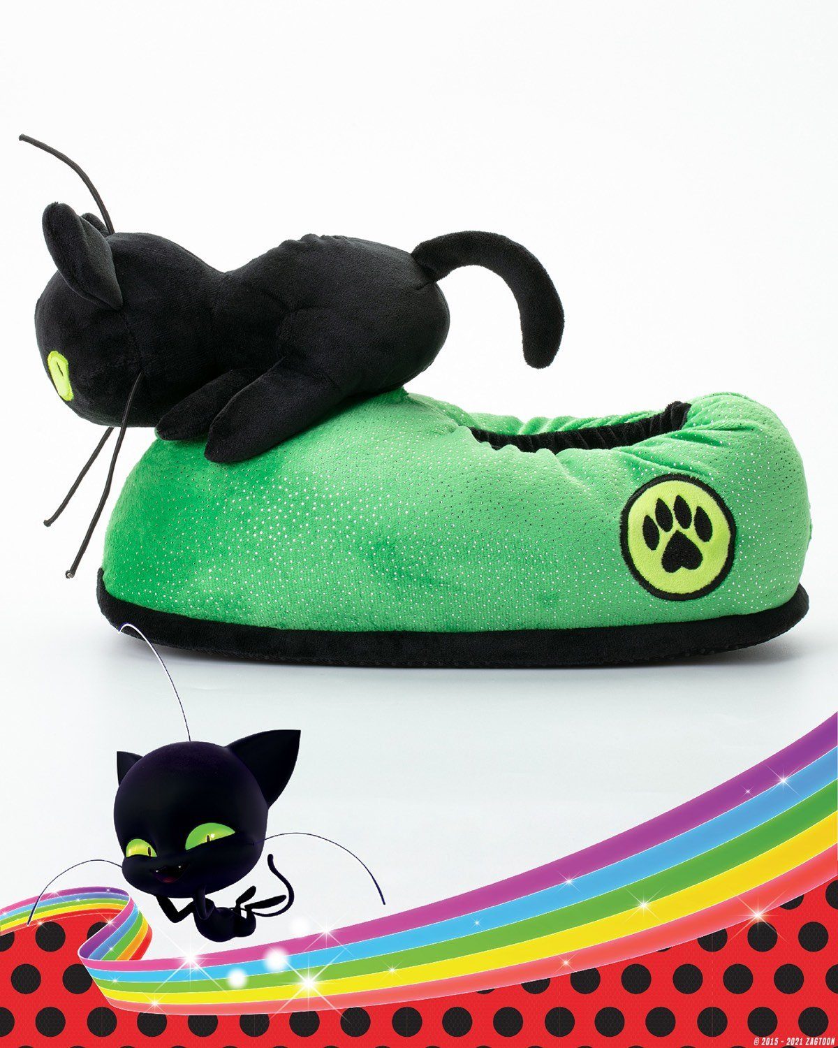 Miraculous Ladybug Kwami Plüsch-Set – 23 Cm Plüsch + Schlüsselanhänger, Pollen Edition