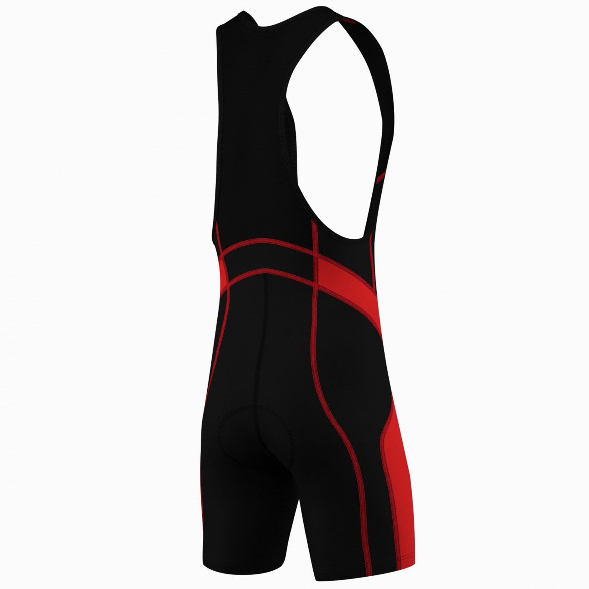 German Wear Radhose ME-6001 Bib Gepolsterte Männer Coolmax Latz-Short
