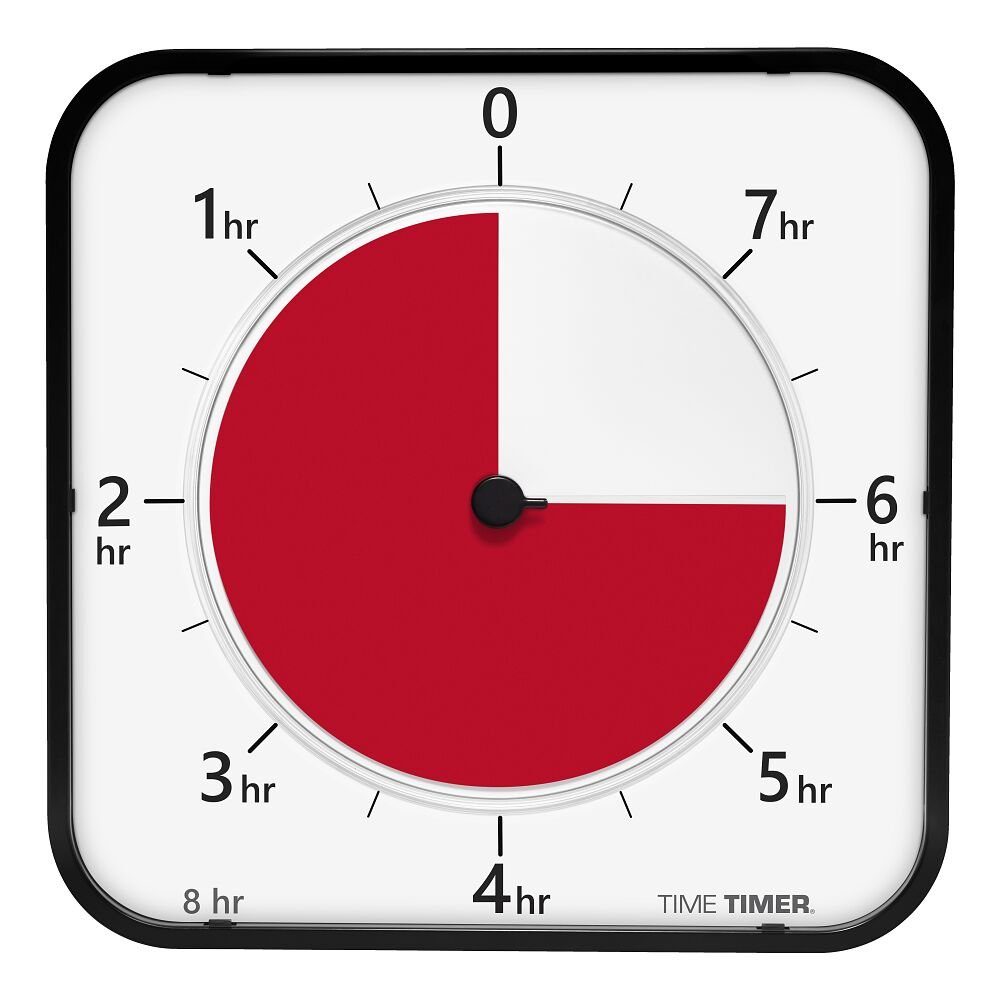 Time Timer Kurzzeitmesser Zeitdauer-Uhr Max für Zeitdisplays Große optimale Ablesbarkeit