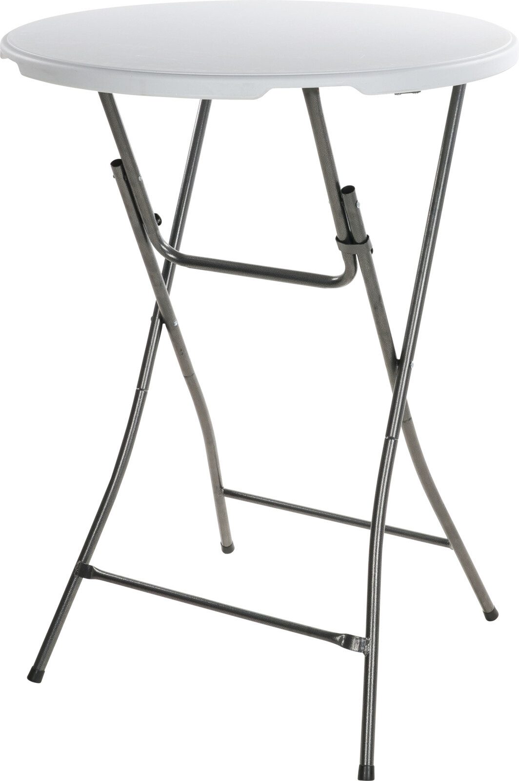 Koopman Stehtisch Bistrotisch Biertisch Ø 80 cm Rund klappbar 1/2/3 er Set (Set, 3-St., Packung), 3 Stk., Klappbar, Ø 80 cm, Rund, klappbar Kunststoff – Bild 3 von 5