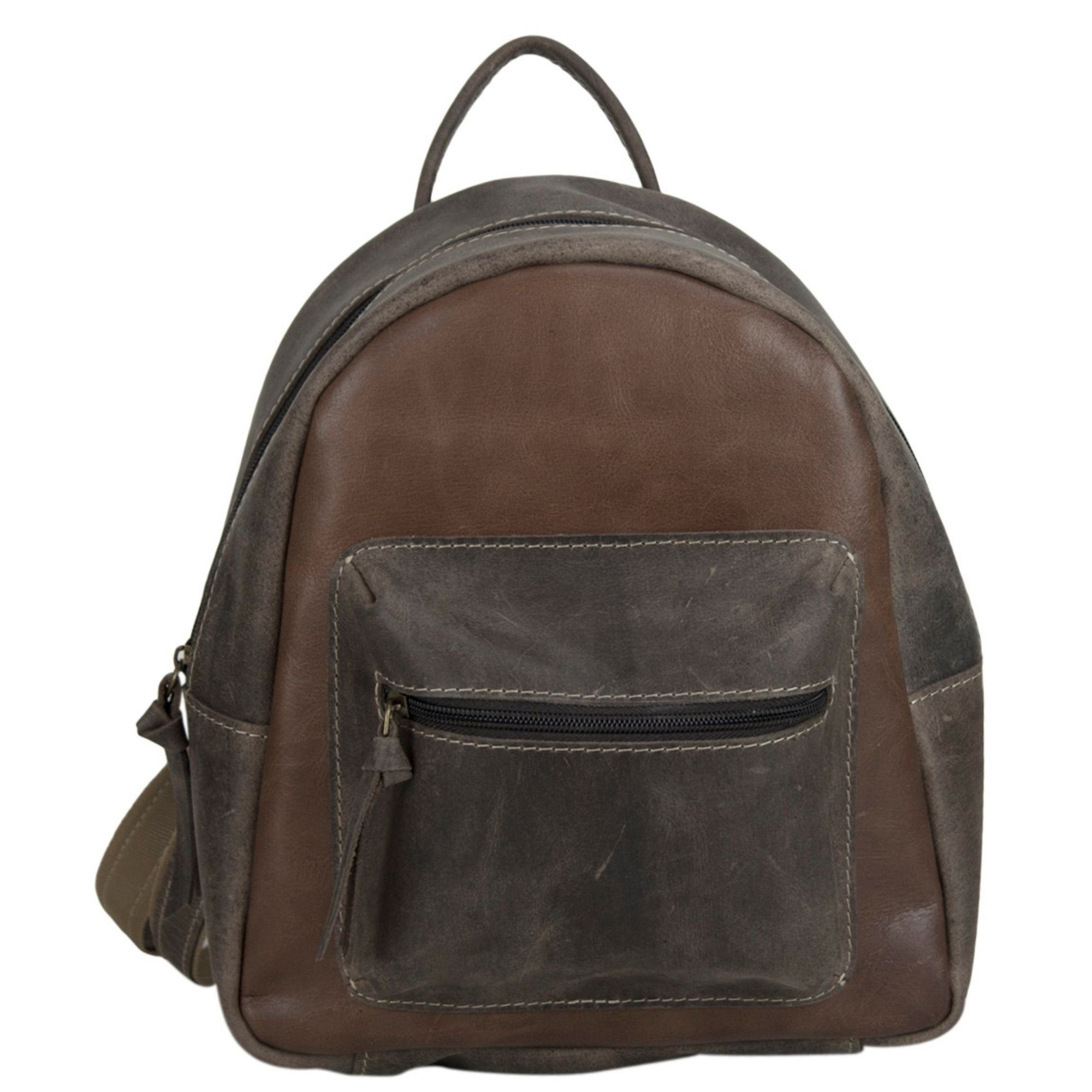 Sunsa Cityrucksack Rucksack Backpack in Retro Still. Schöne Daypack Tasche für Sie/ Ihn, echte Leder