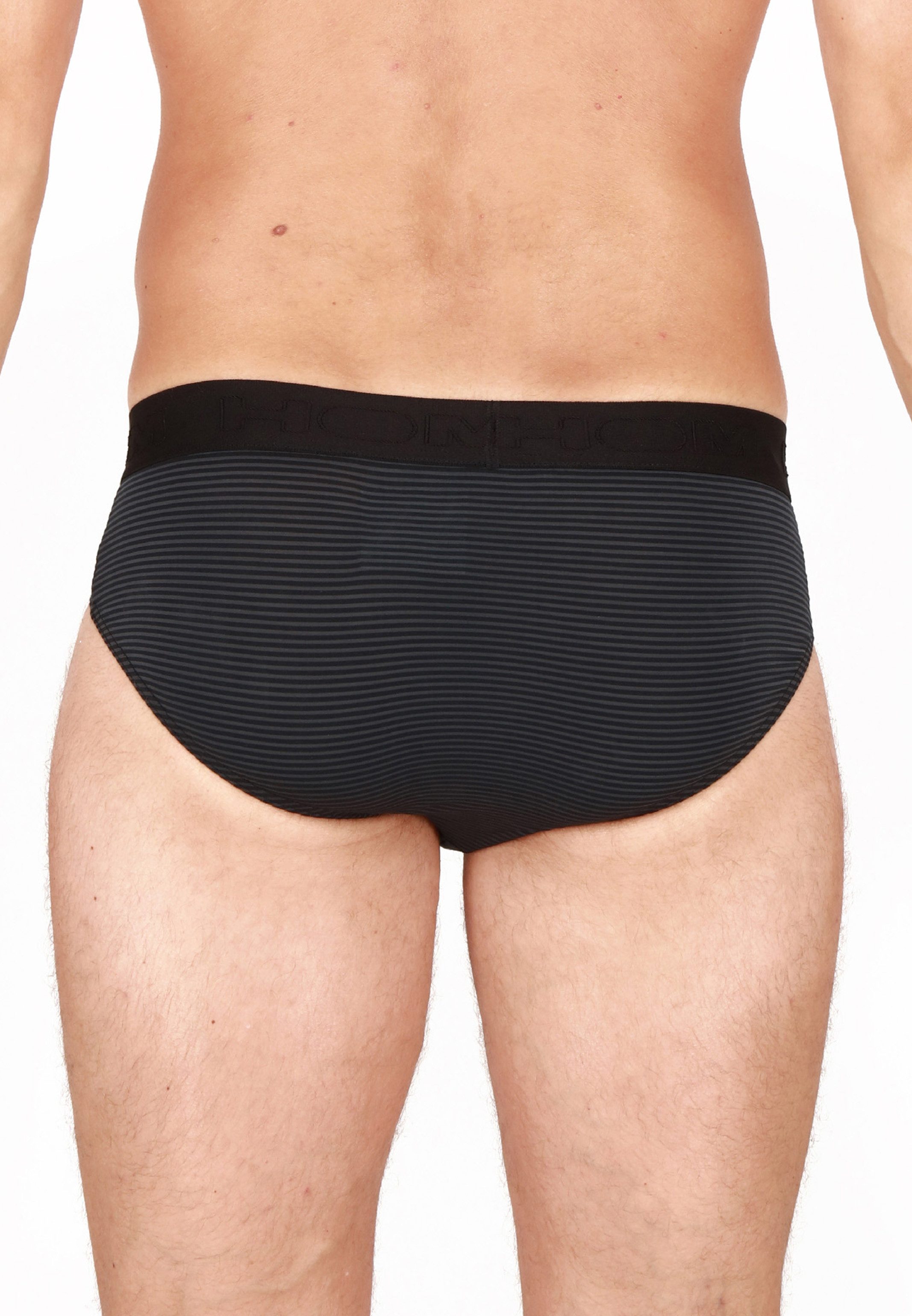 Hom Slip HO1 Simon (1-St) Mini Slip / Unterhose - mit Eingriff - Modisches Streifenmuster