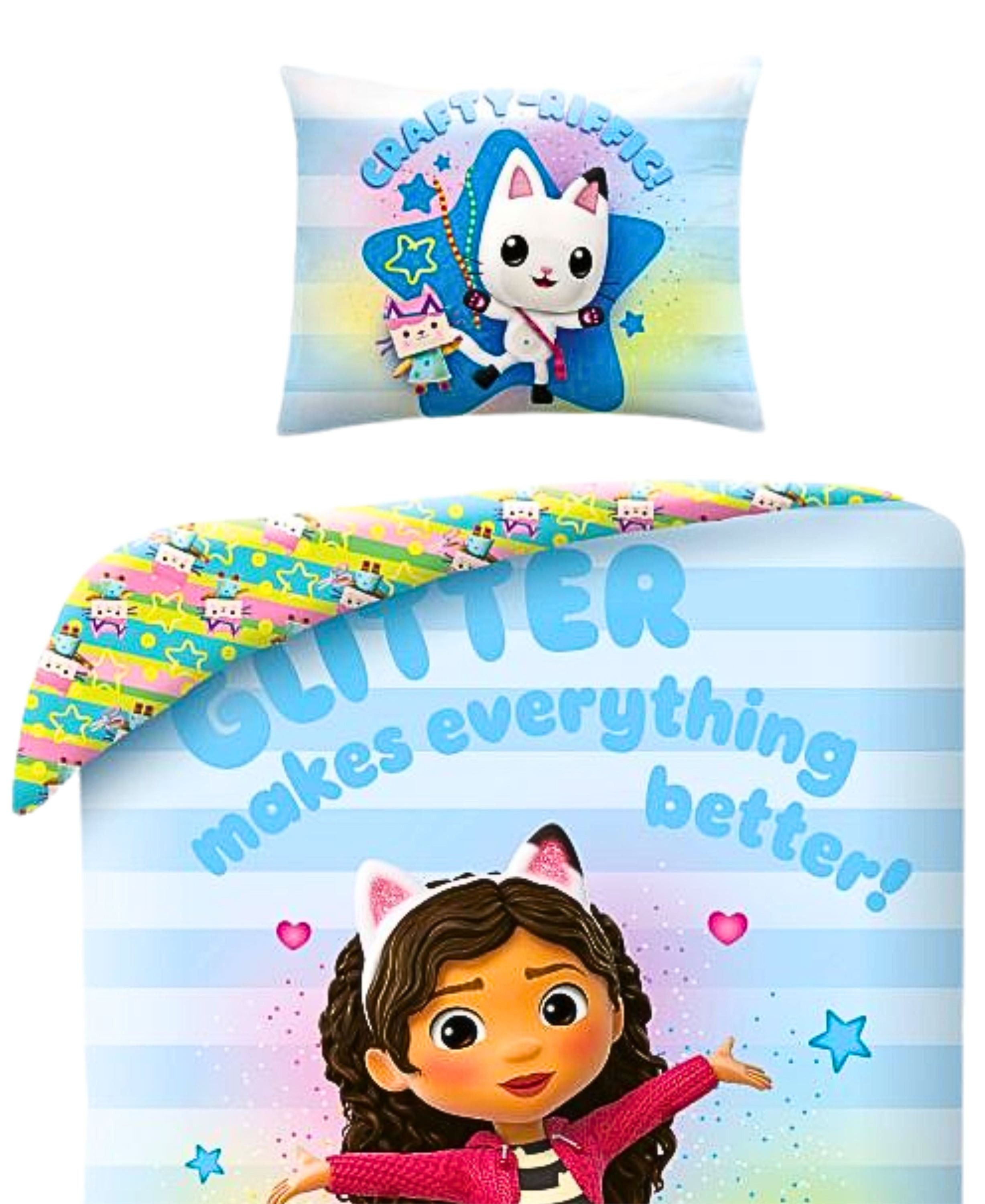 Gabby's Dollhouse Kinderbettwäsche Gabby´s Dollhouse, Baumwolle, 2 teilig, günstig online kaufen