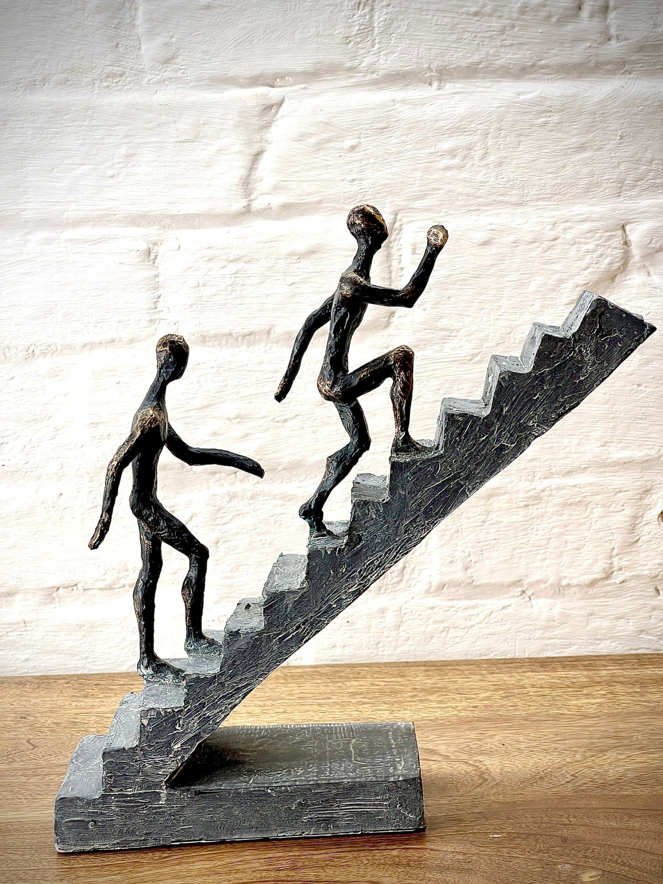 28cm Dekoration Staircase Moderne Figuren Höhe Skulptur GILDE B Kunst Treppe Dekoobjekt