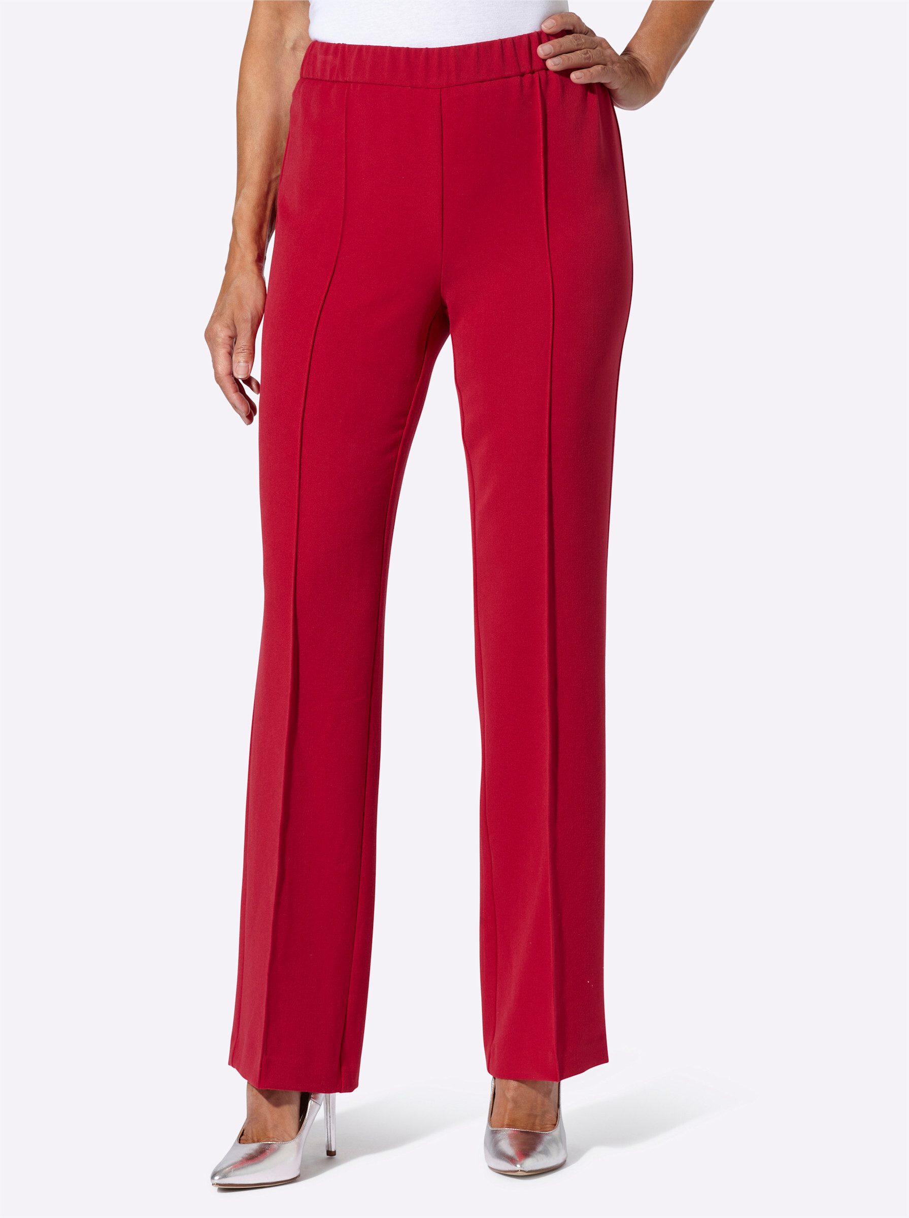 Jerseyhose Anzug-Hose komfortabel