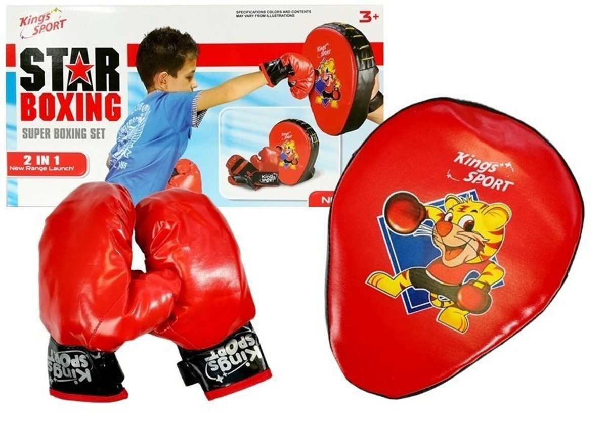 Wisam Lernspielzeug Boxer Set mit Handschuhen Ziel