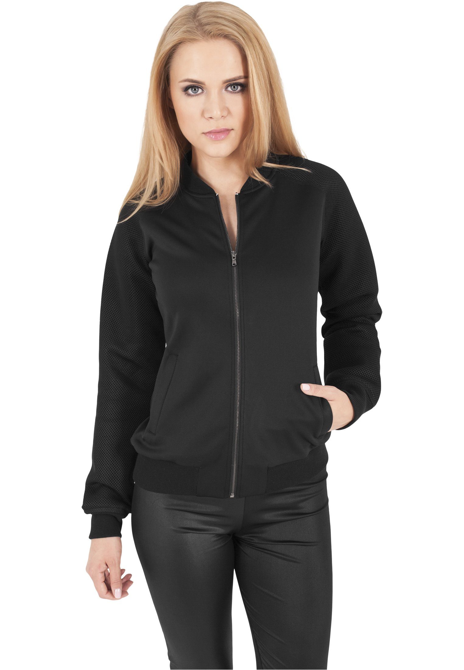 Allwetterjacke Urban Classics Damen Ladies Scuba Raglan Mesh Jacket