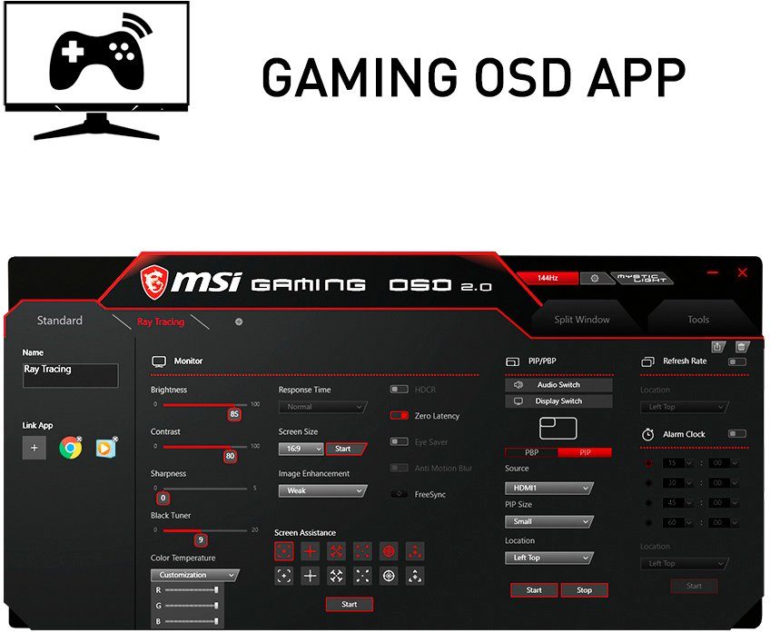 MSI Optix MAG274QRFDE-QD Gaming-LED-Monitor cm/27 px, 1440 x Reaktionszeit, 1 höhenverstellbar, Herstellergarantie) ", 3 (69 WQHD, IPS, 2560 Jahre 165 ms Hz