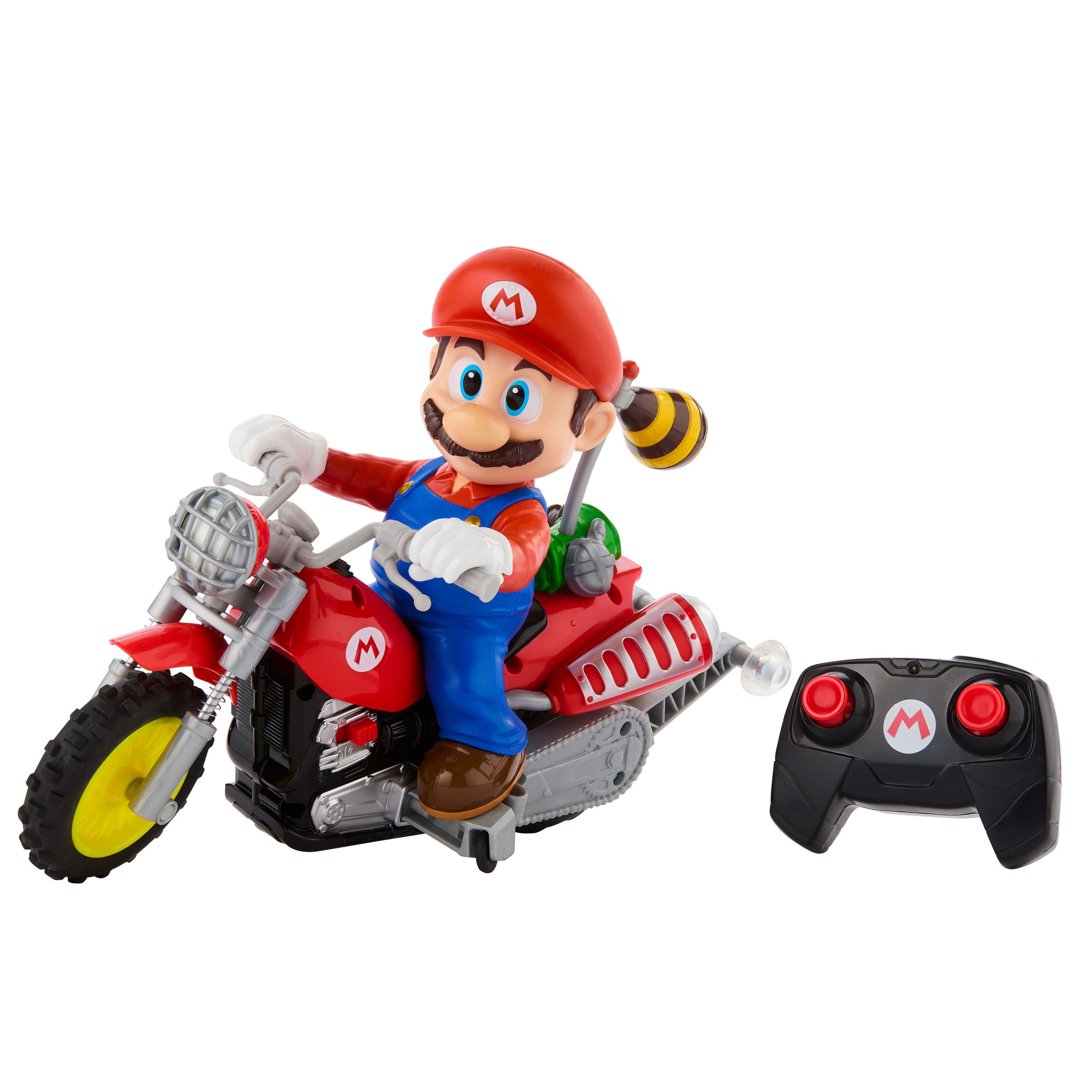 Hot Wheels RC-Motorrad Mario Kart, Mario Wheelie