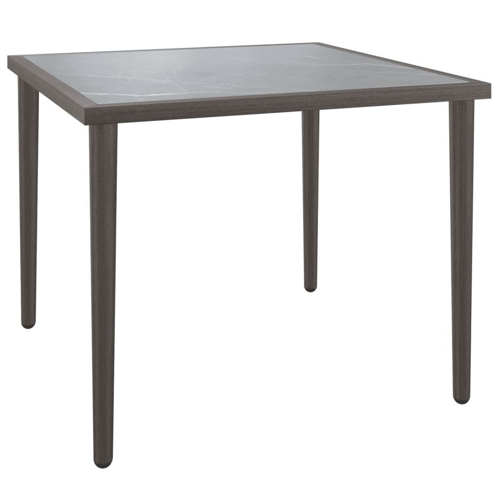 vidaXL Sofaelement Gartentisch Grau 48x48x37 cm günstig online kaufen