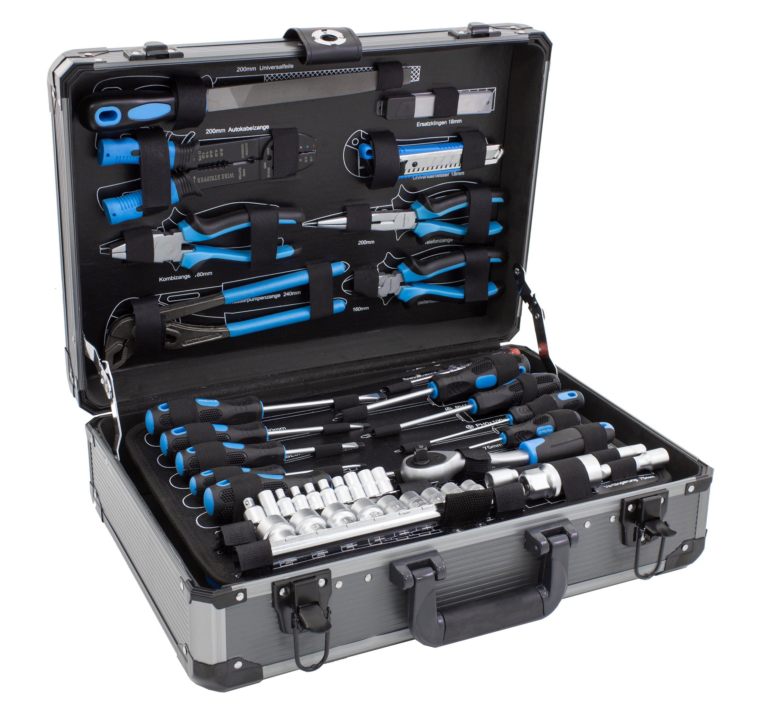 Karcher Werkzeugset 101-teilig, (101-tlg), Werkzeugkoffer, Chrom Vanadium & günstig online kaufen