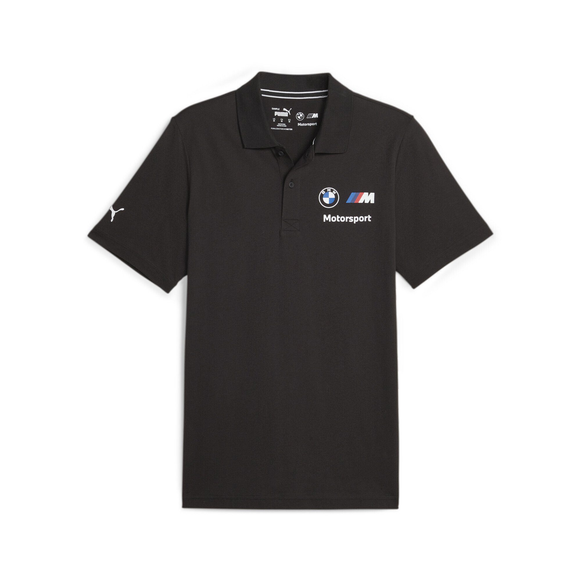 PUMA Poloshirt BMW M Motorsport Poloshirt Herren Black