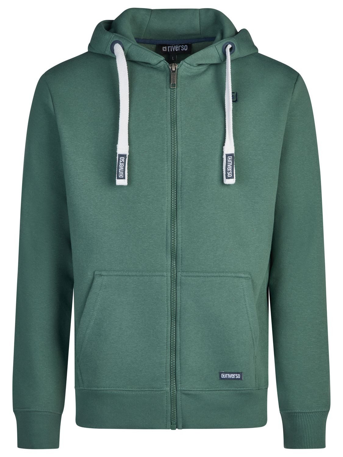 riverso Kapuzensweatjacke Herren Sweatjacke RIVNoah Regular Fit Hoodie mit Kängurutasche
