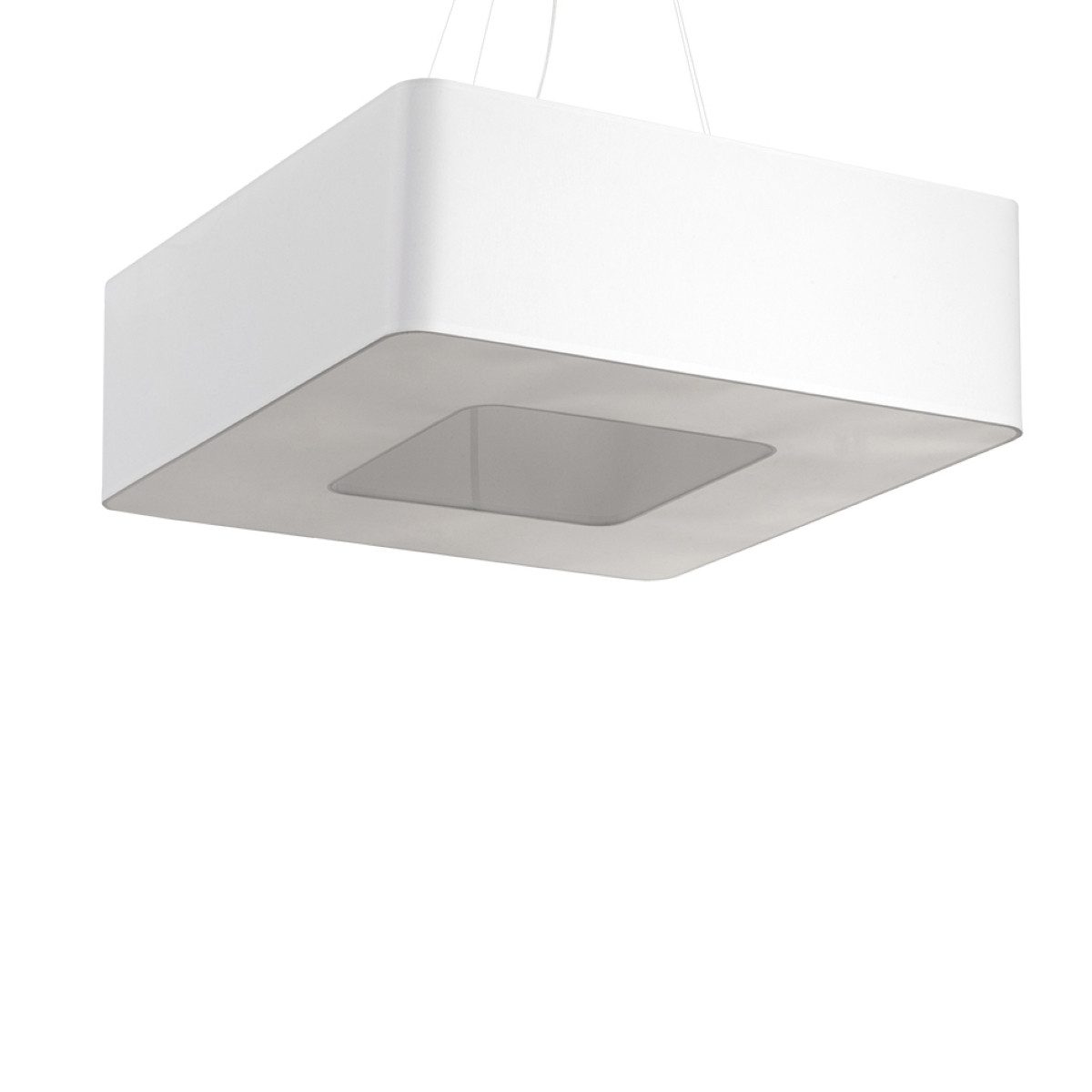 SOLLUX lighting Kronleuchter Kronleuchter Urano 60 Weiß, Nicht enthalten