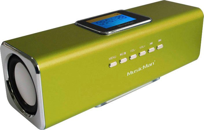 Technaxx MusicMan MA Portable-Lautsprecher grün W) 2.0 Soundstation (6 Display