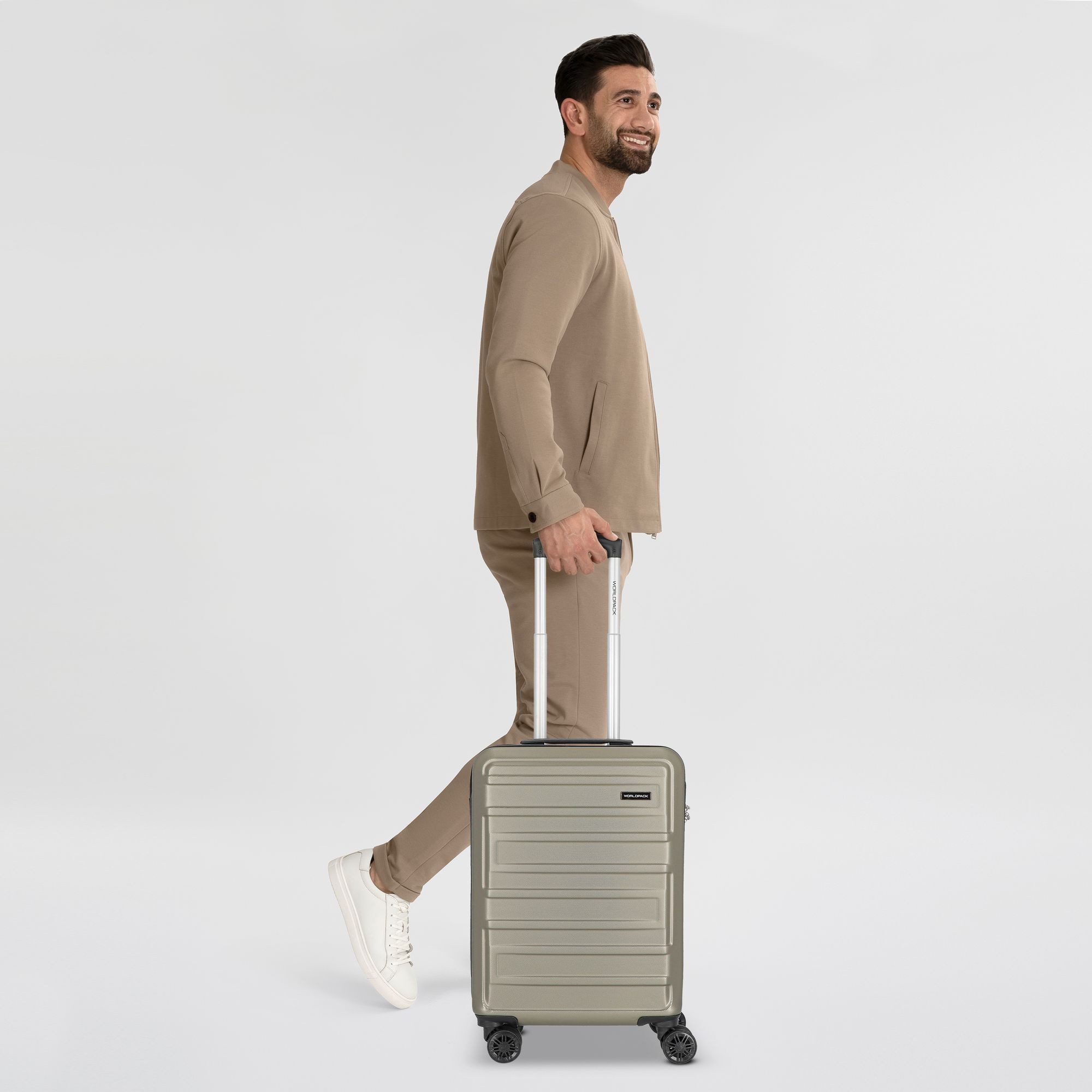 WORLDPACK Handgepäck-Trolley New York 2.0, 4 Rollen, ABS