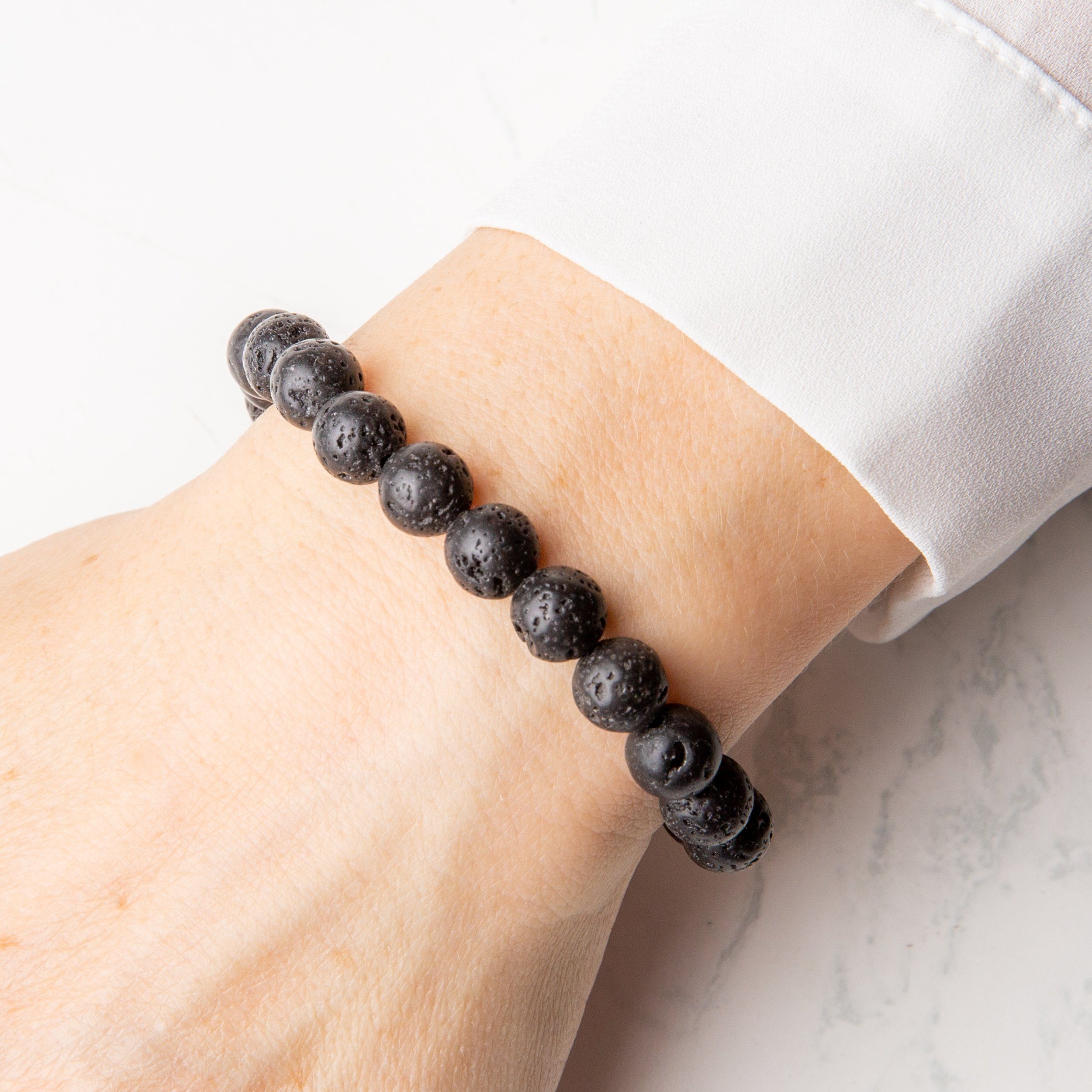 Vascavi Armband Lava Stein Perlenarmband, Made günstig online kaufen