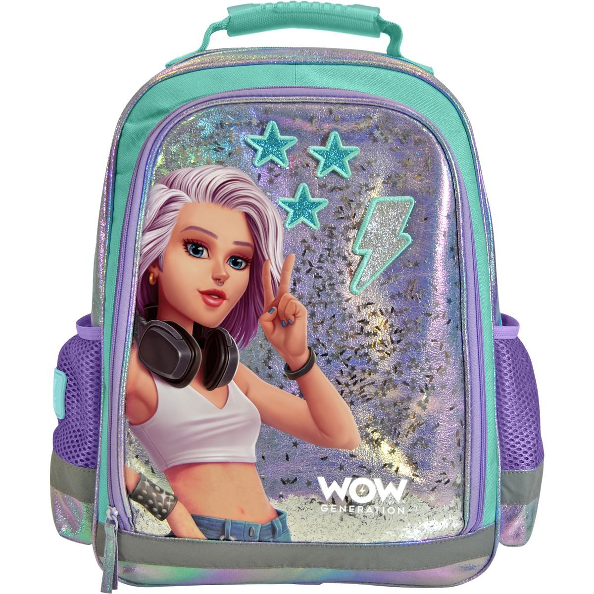 Kids Euroswan Rucksack WOW GENERATION Rucksack grün/pink 40cm