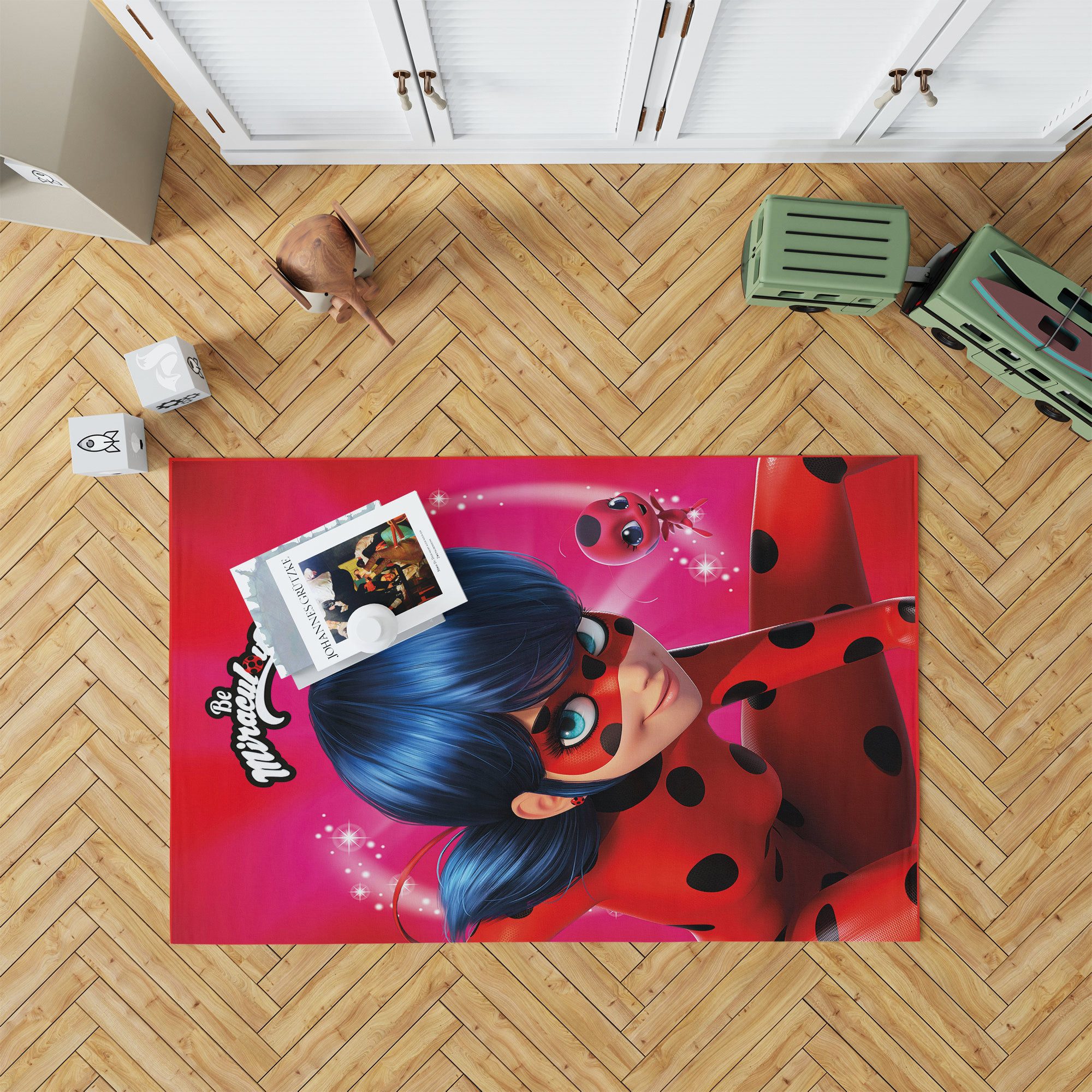 BERONAGE Kinderteppich Miraculous Stars Spiel-Teppich 100x130 günstig online kaufen