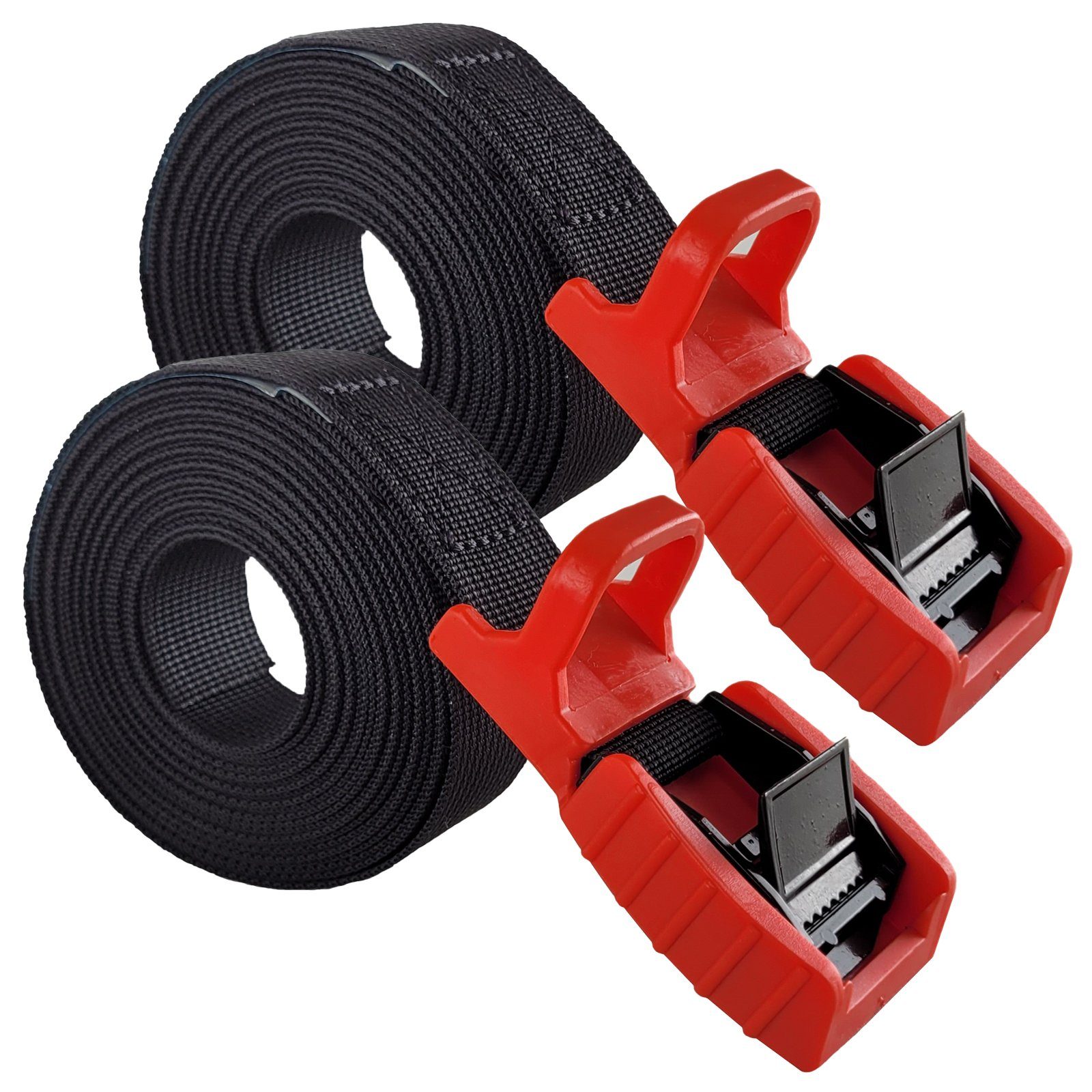 Spanngurt 2x Spanngurt Zurrgurt mit Spannschloss 4 m x 2,5 cm 500 kg