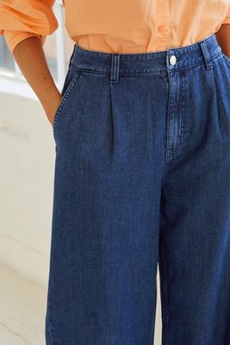 Next Weite Jeans Hose aus superweichem Lyocell mit weitem Bein (1-tlg)