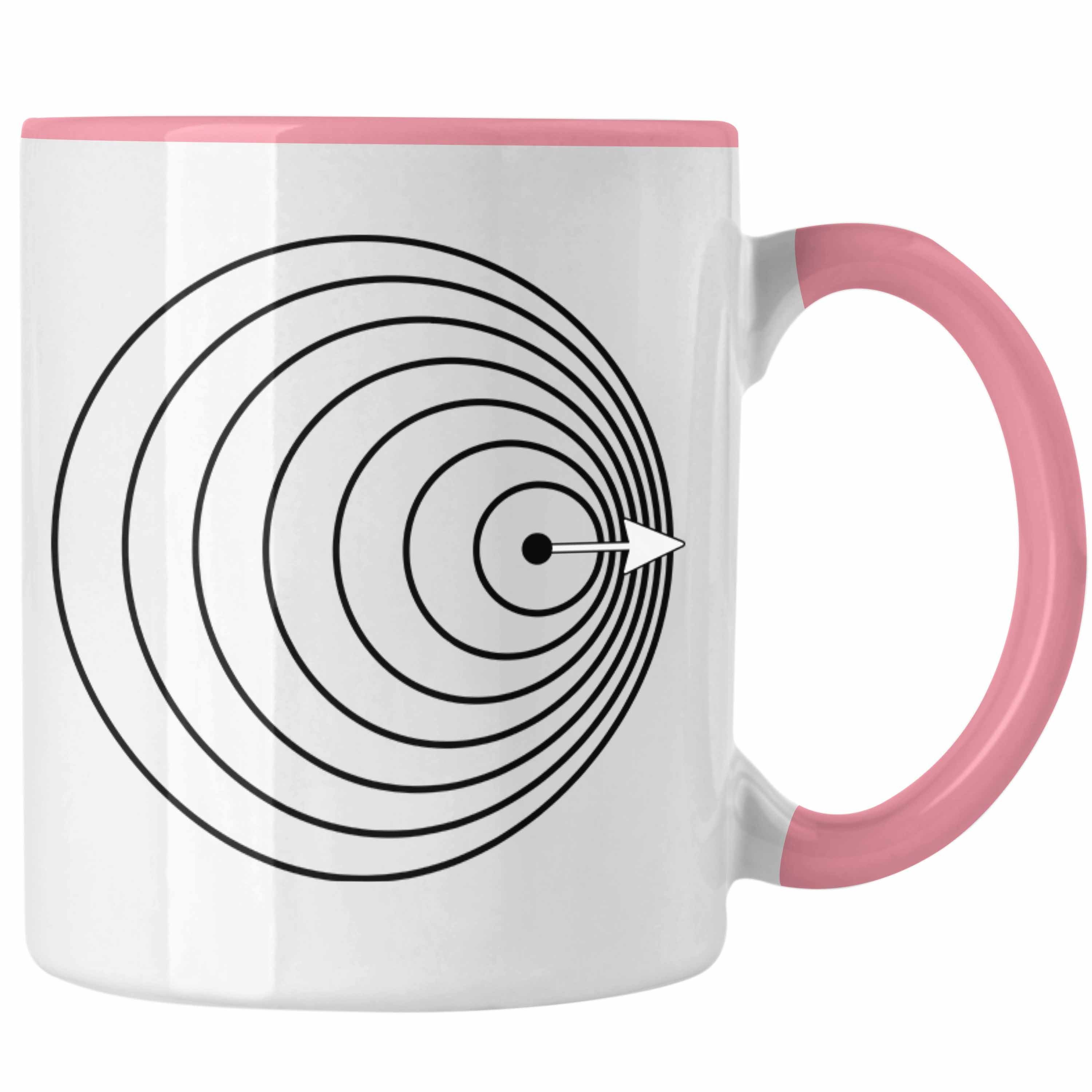 Trendation Tasse Tasse Mathe Doppler Effekt Tasse Humor Physik Nerds Phsyiker Geschenk Rosa