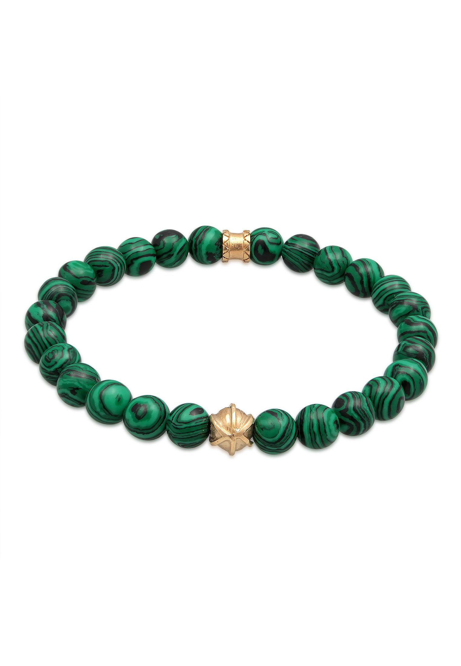 Kuzzoi Bead-Armband-Set Herren synth. Malachit Bead günstig online kaufen