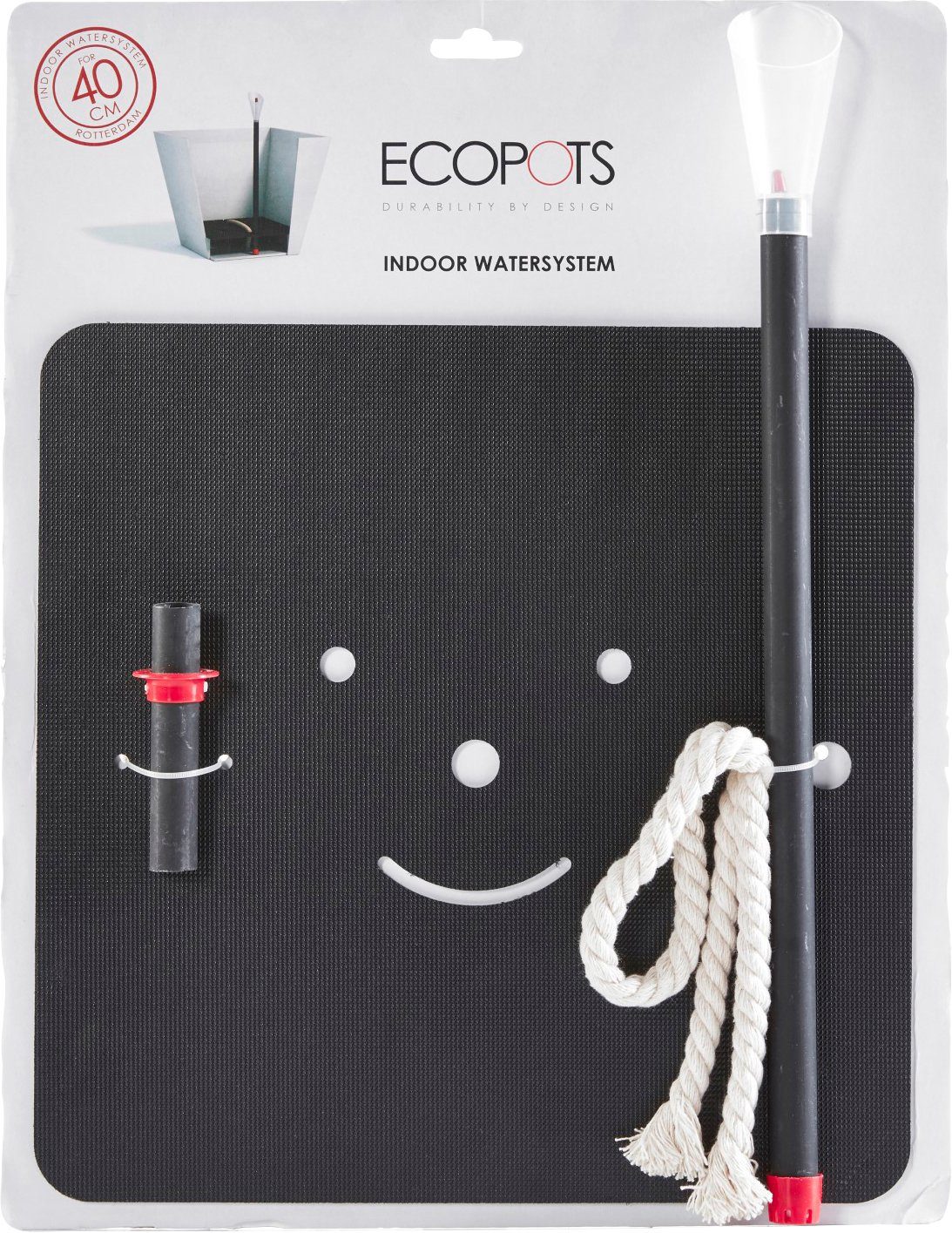 Ecopots ECOPOTS Rotterdam Bewässerungssystem, cm 50 für