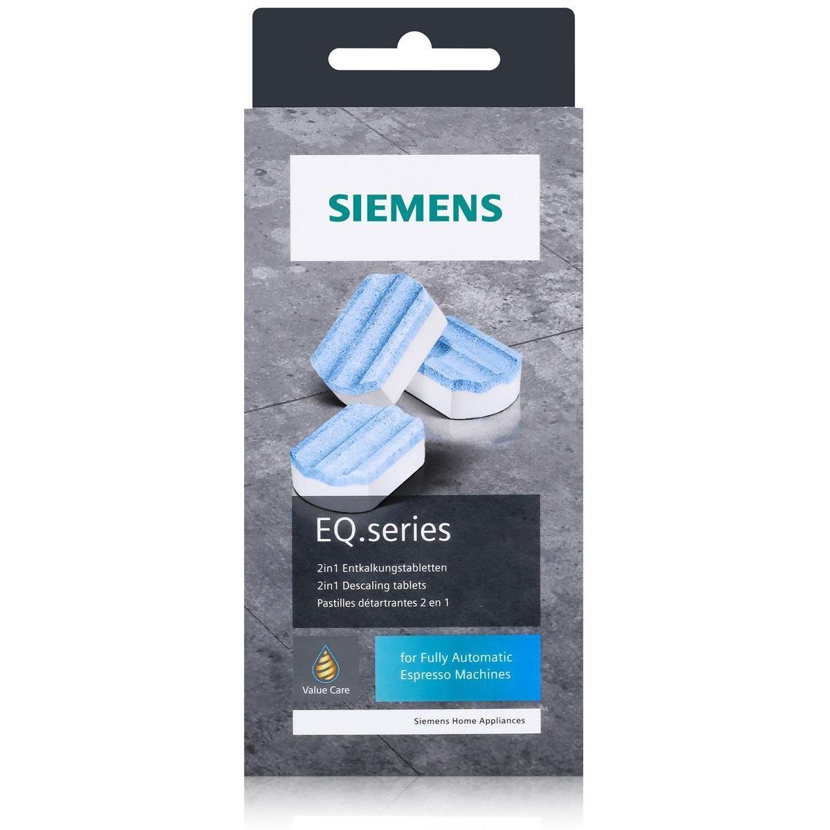 care Entkalker (4er Siemens SIEMENS EQ.series espresso Pflegeset Pack) TZ80004A