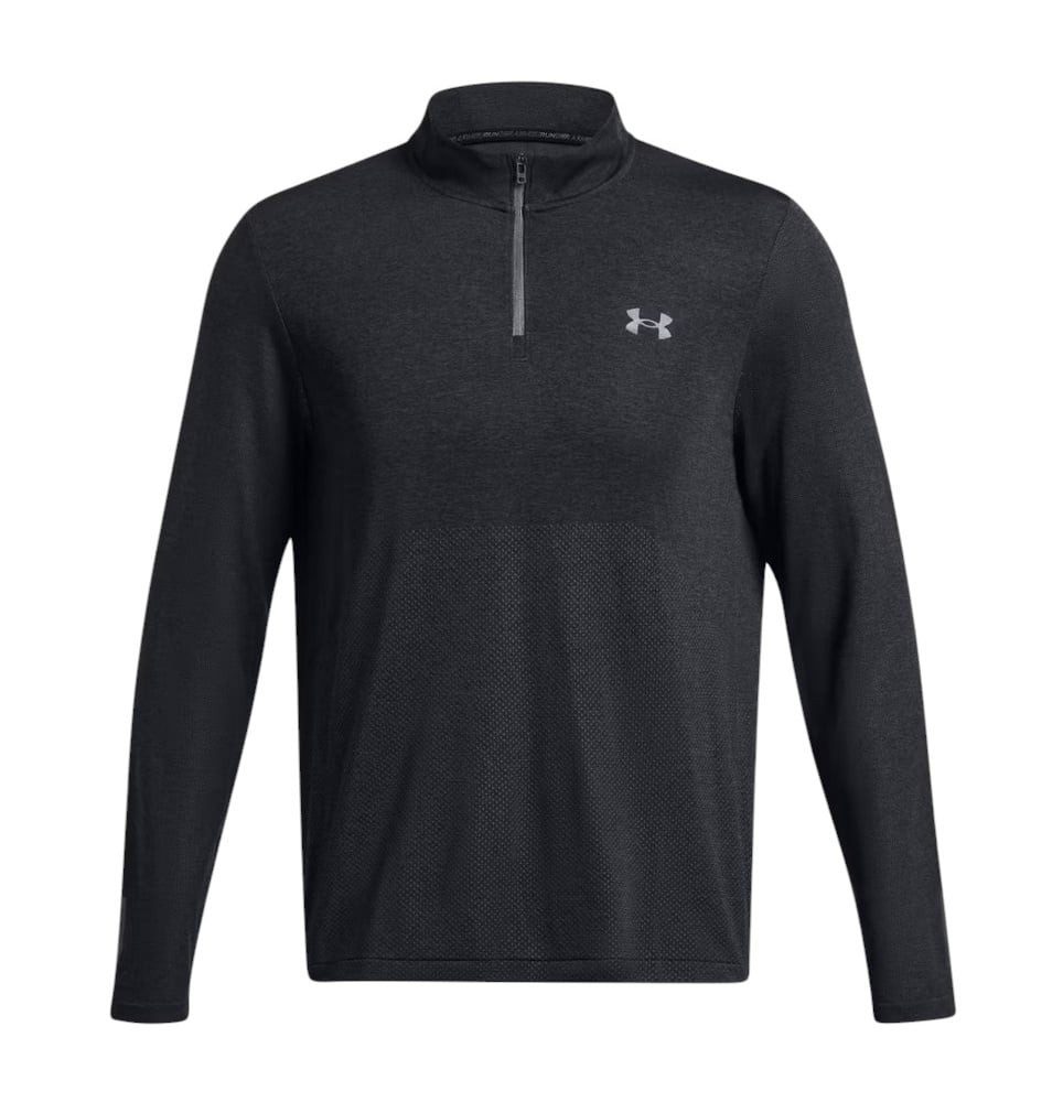 Under Armour® Langarmshirt Seamless Stride 1/4 Zip (schnelltrocknend, reflektierende Details)