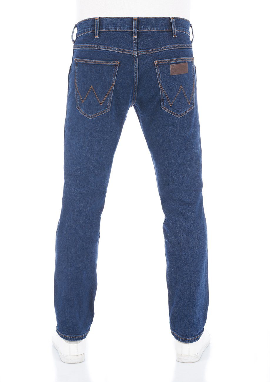 Wrangler Straight-Jeans Herren Jeanshose Greensboro Regular Fit Denim Hose günstig online kaufen